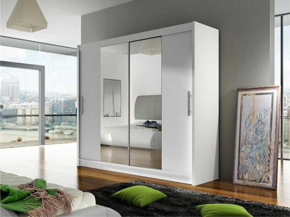 Riidekapp Closico Pallor II (Valge)