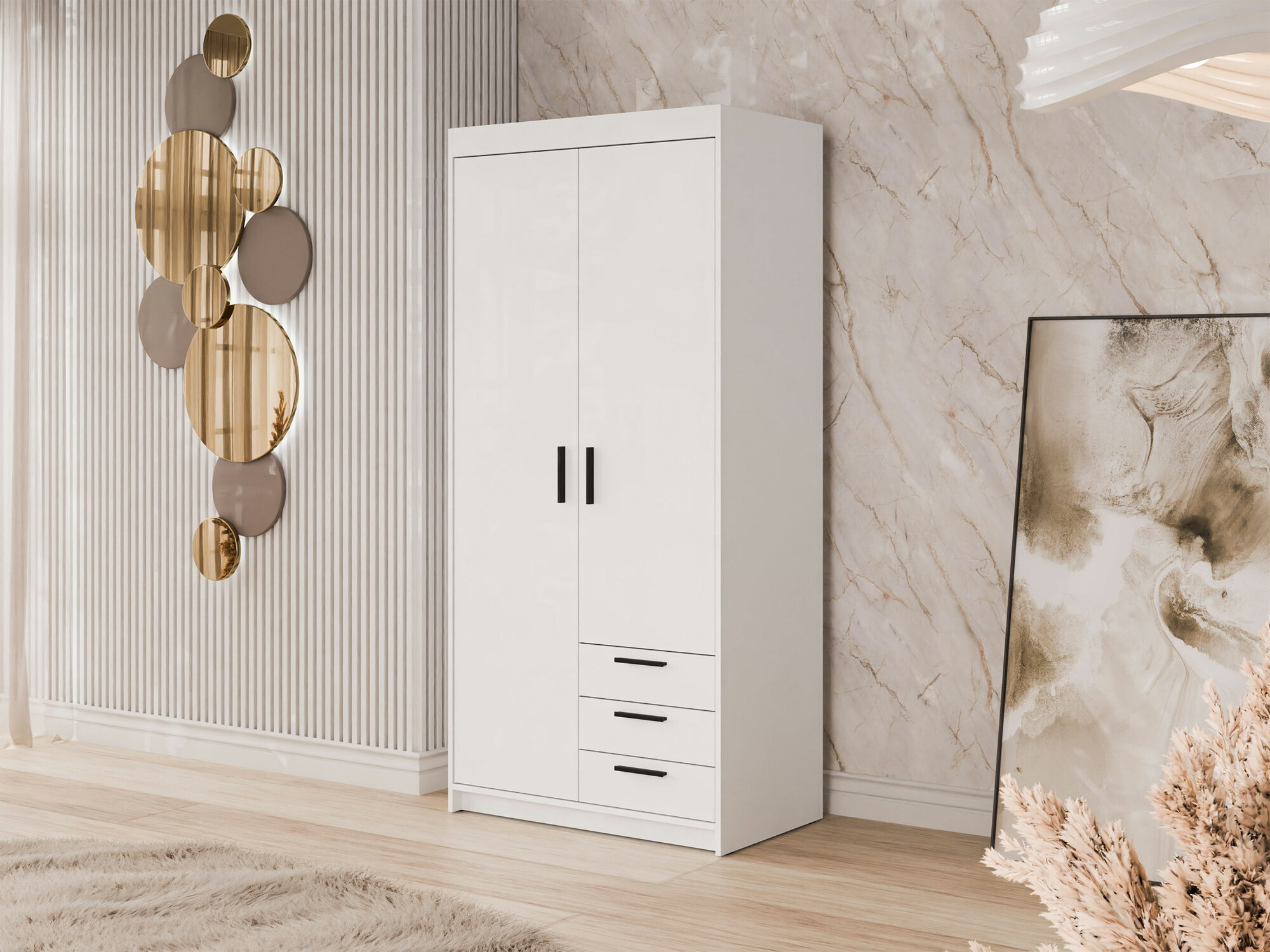 Riidekapp Novduni 112 (Valge)