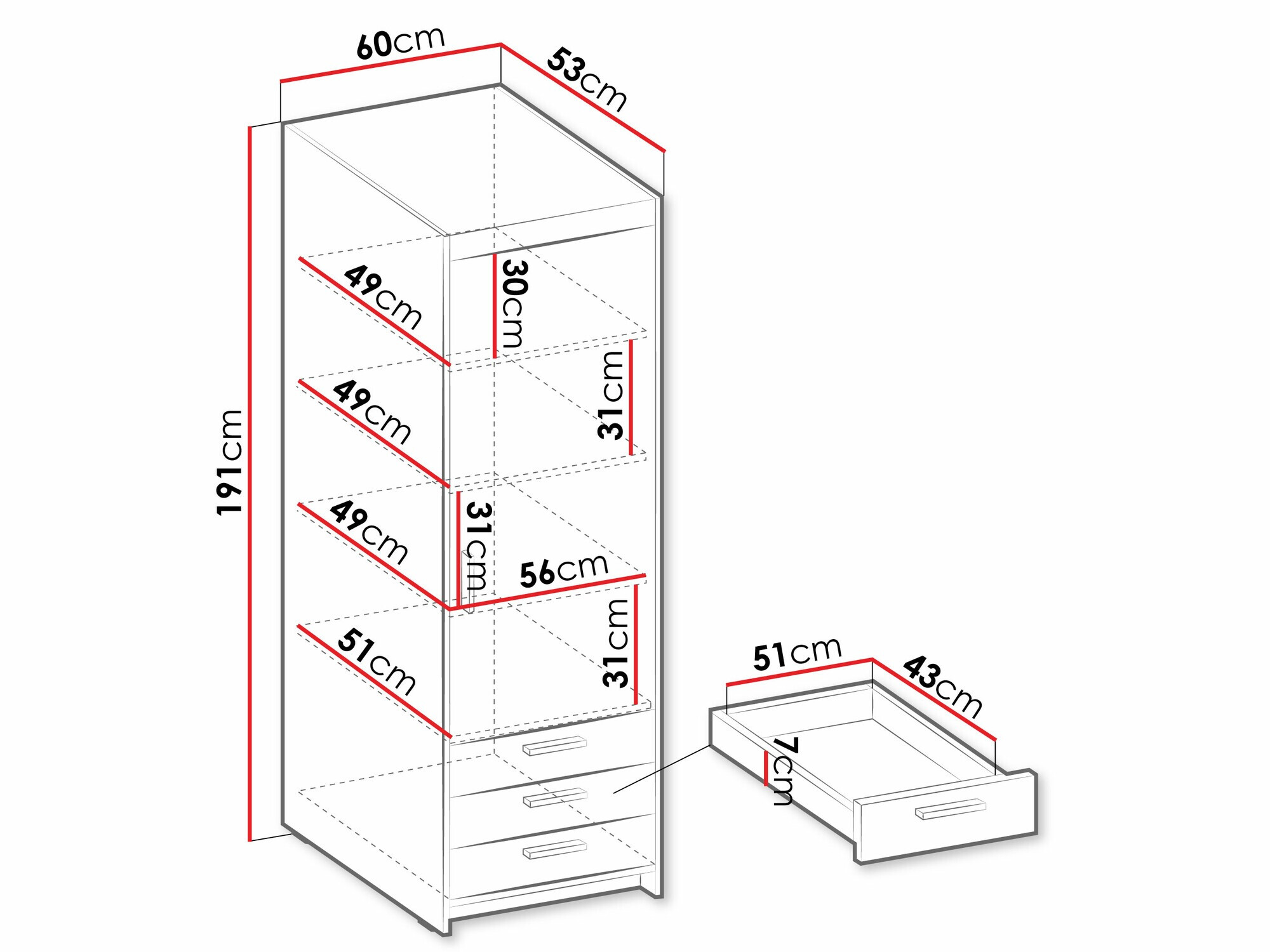 Riiul Novduni 110 (Sonoma tamm)