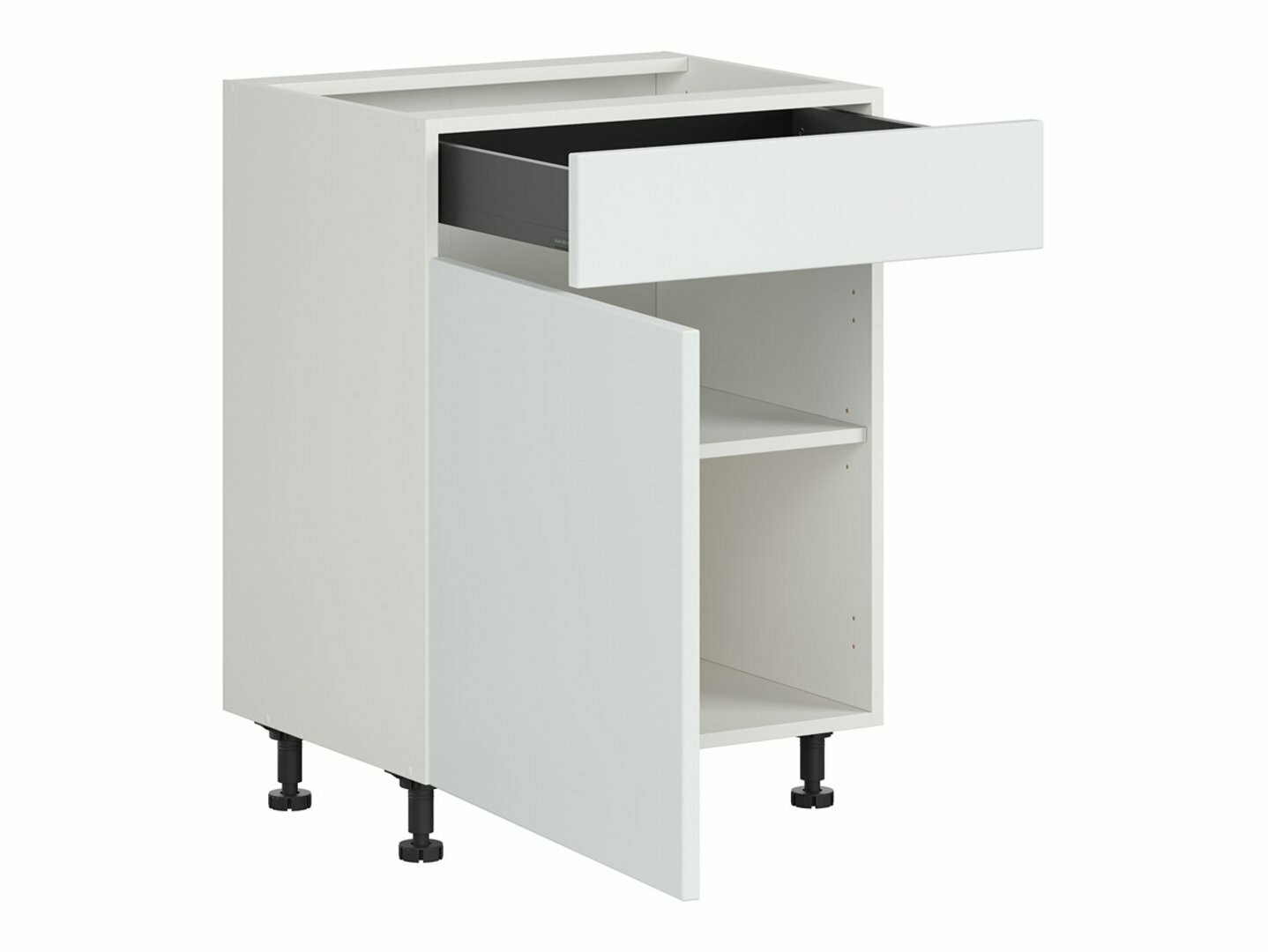 Sahtli ja ustega moodulkapp Top White 105