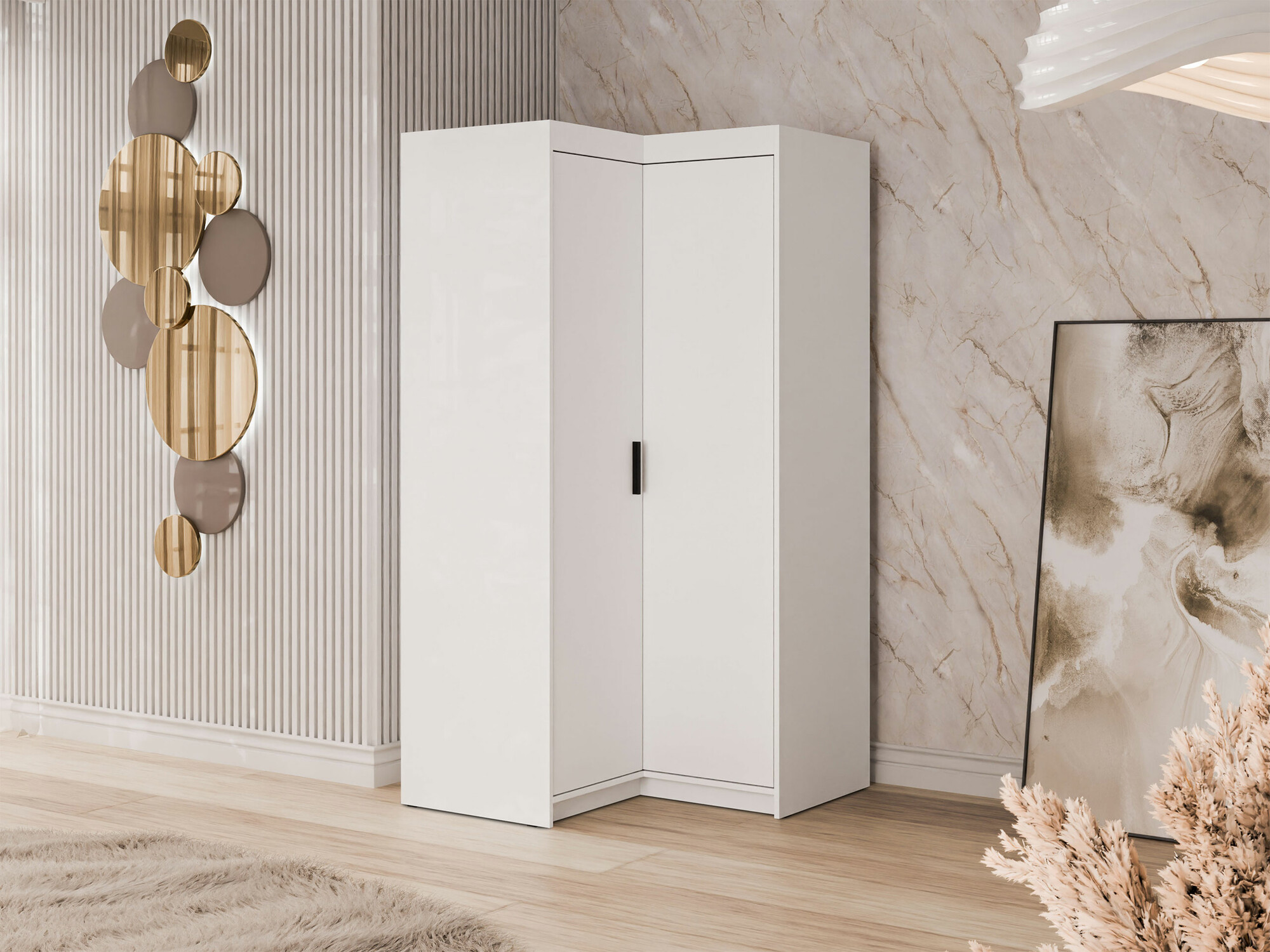 Nurgariidekapp Novduni 116 (Valge)