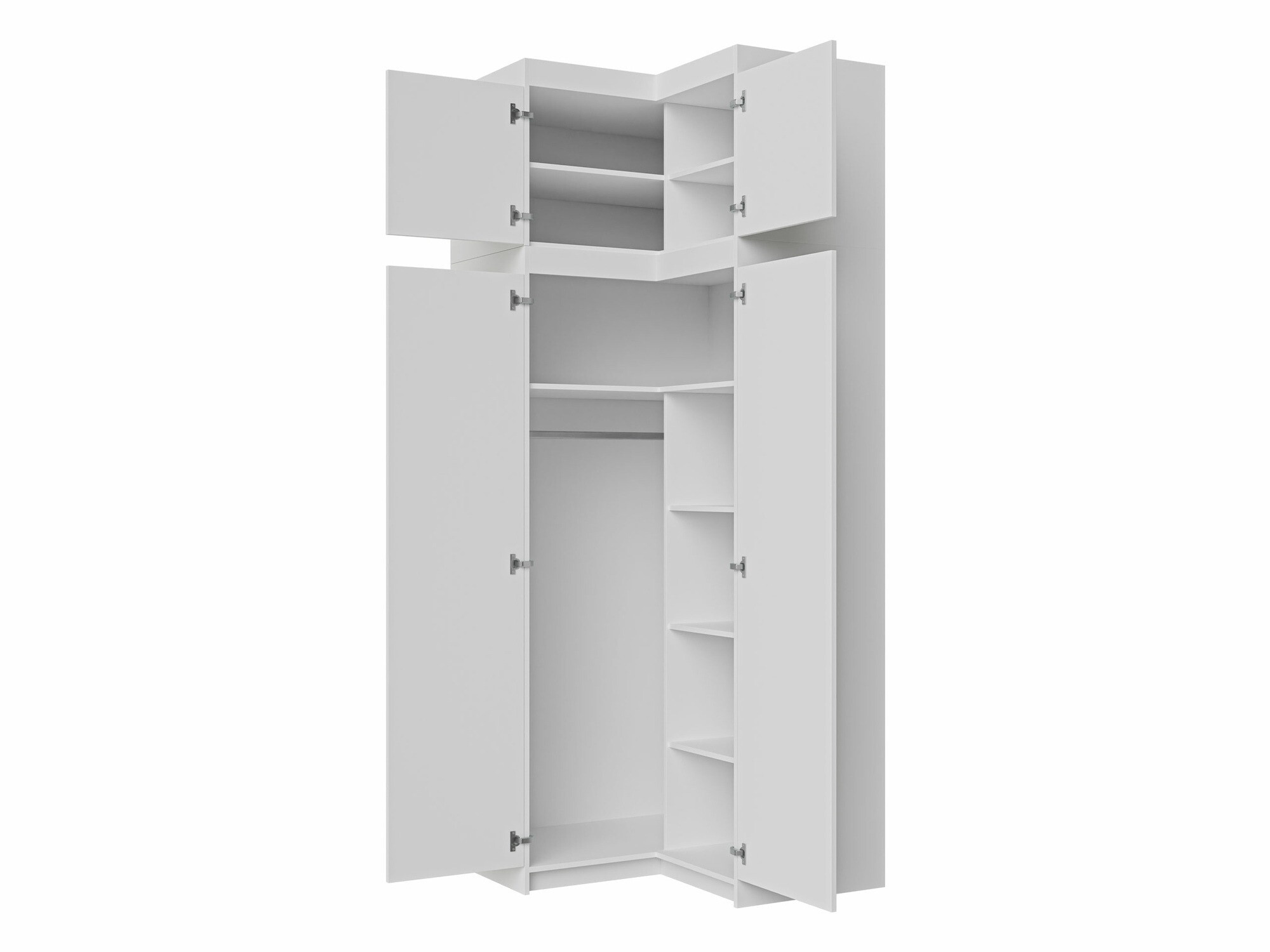 Nurgariidekapp Novduni 121 (Valge)