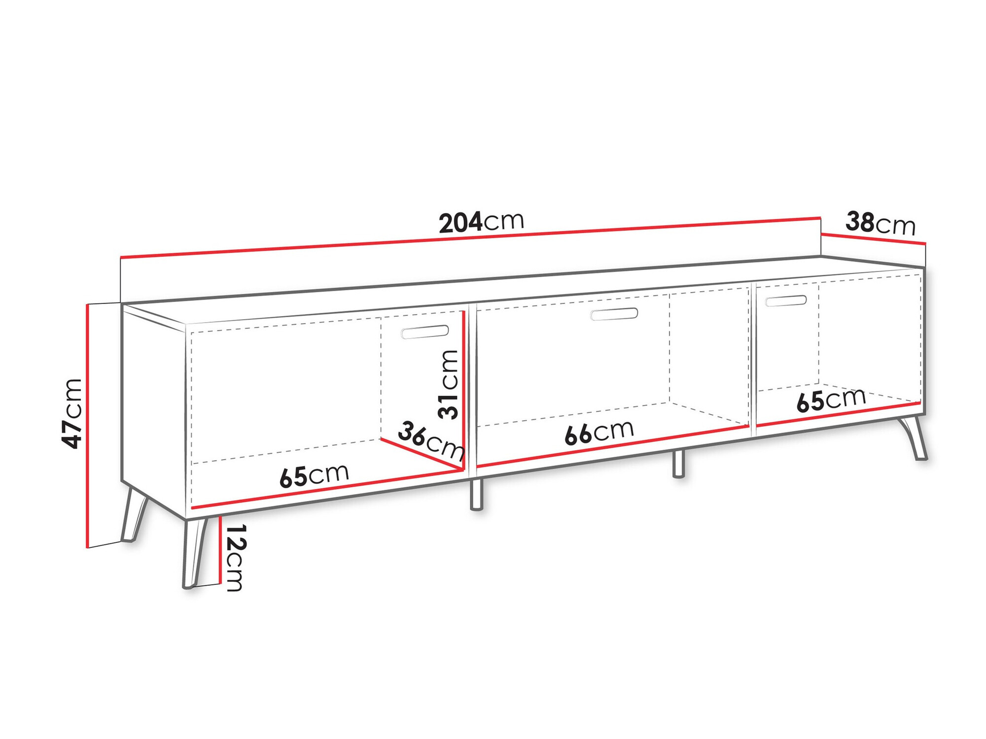 TV-alus Comfivo Capella I (Kašmiir + Läikiv kašmiir)
