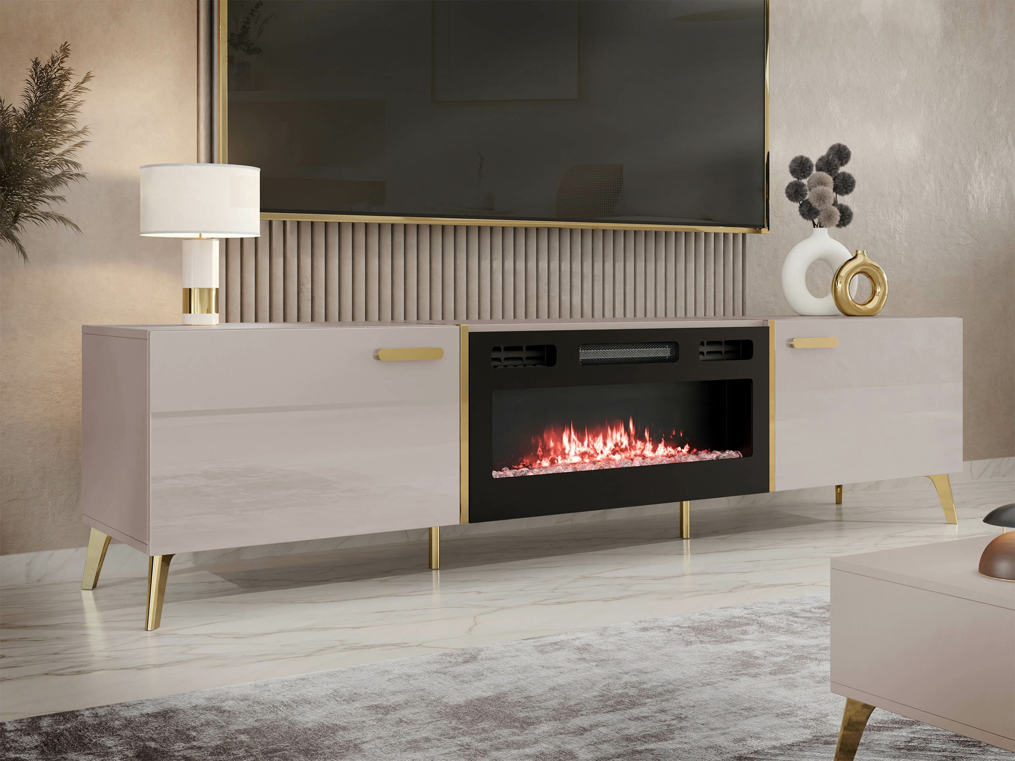 TV-alus Comfivo Teslomo 112 (Kašmiir + Läikiv kašmiir)