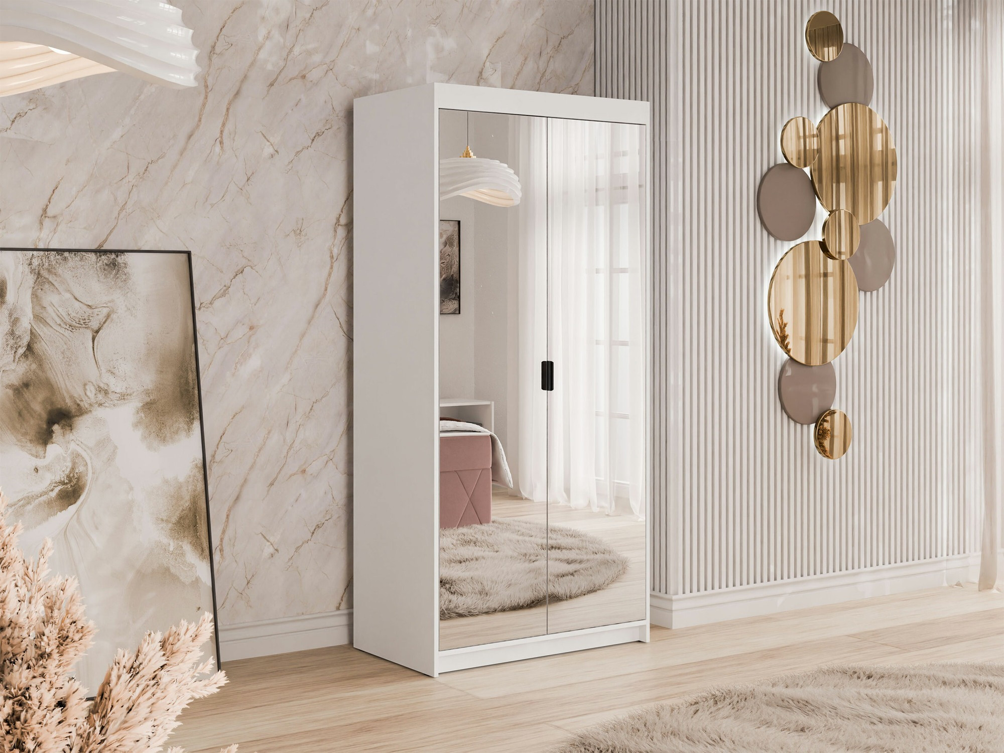 Riidekapp Novduni 114 (Valge)