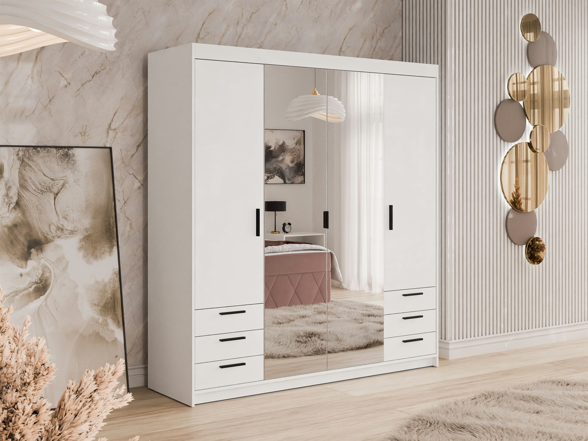 Riidekapp Novduni 115 (Valge)