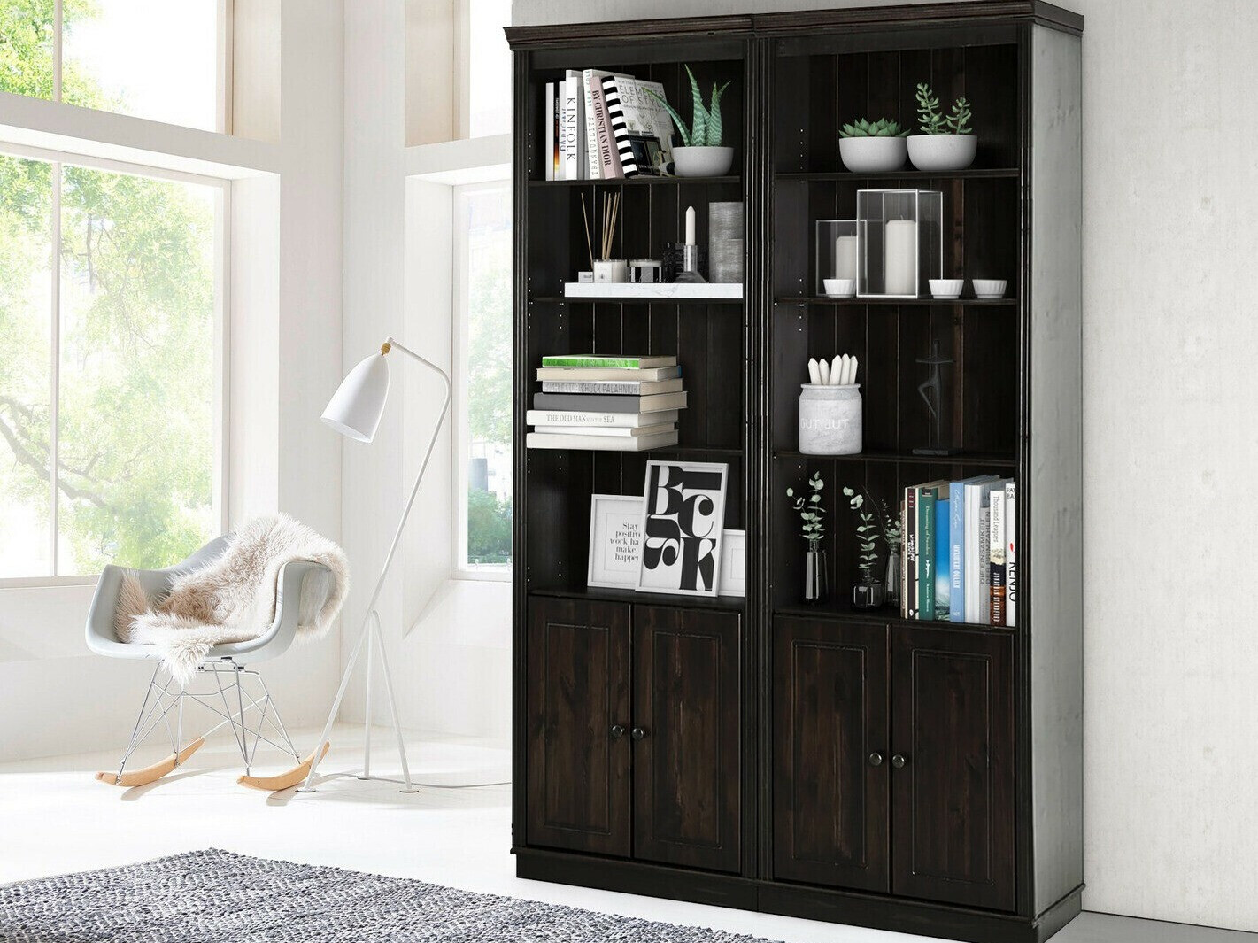 Riiulikomplekt Saltoro 115 (Tumepruun)