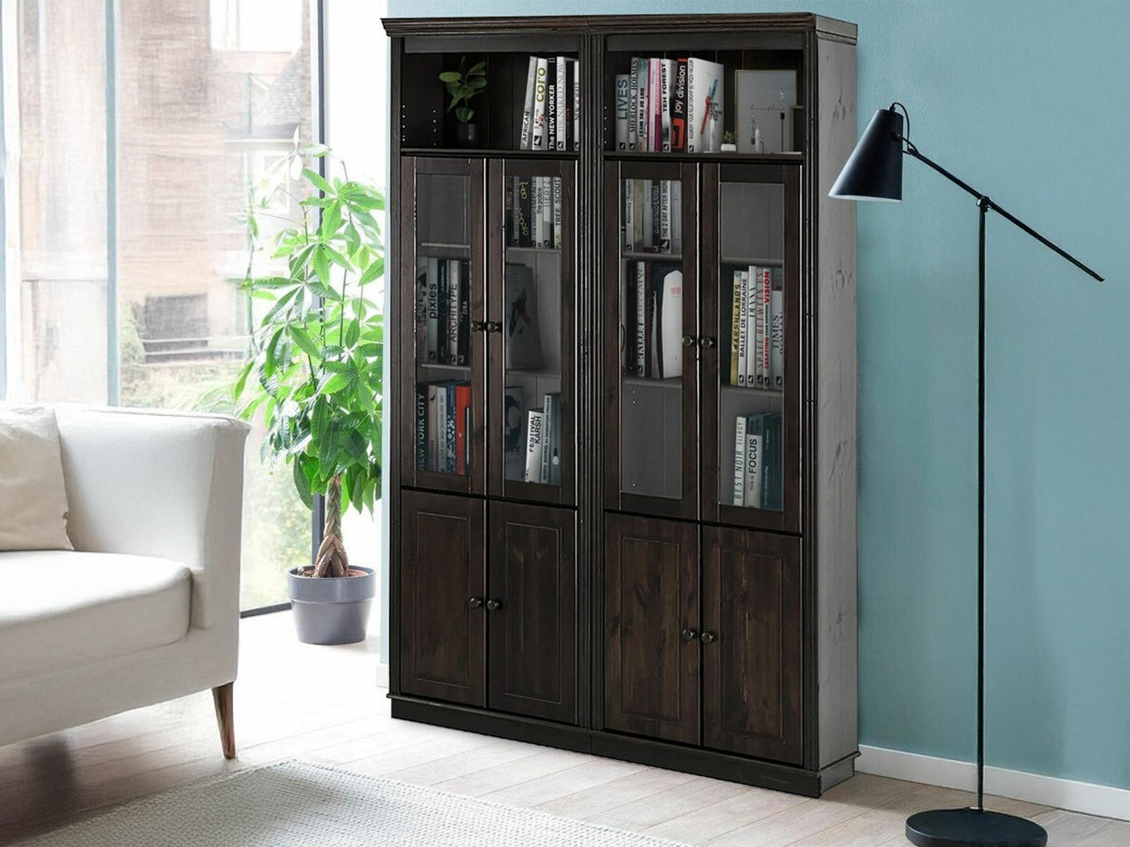 Riiulikomplekt Saltoro 119 (Tumepruun)