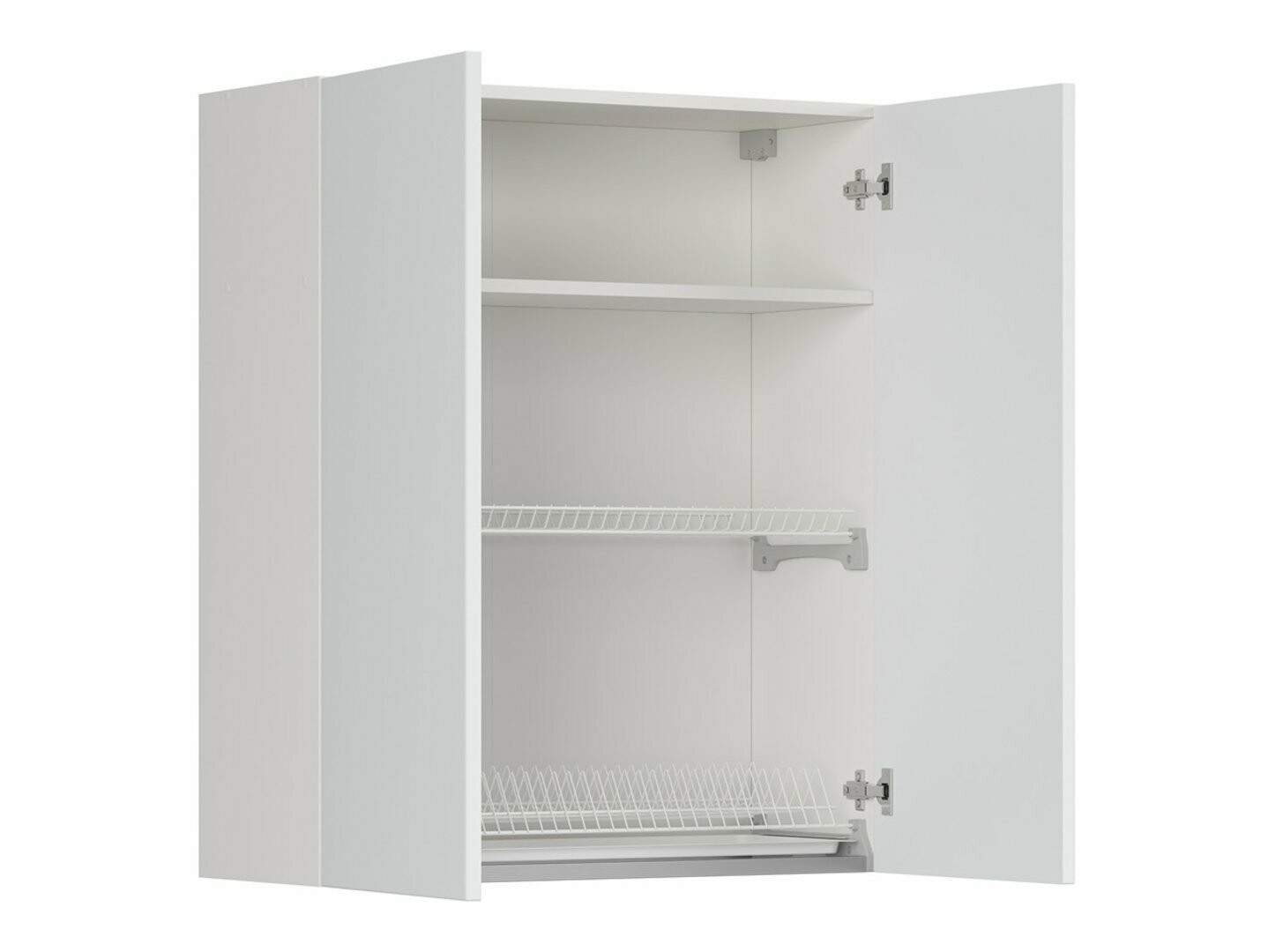 Moodul seinakapp nõudekuivatusrestiga Top White 154