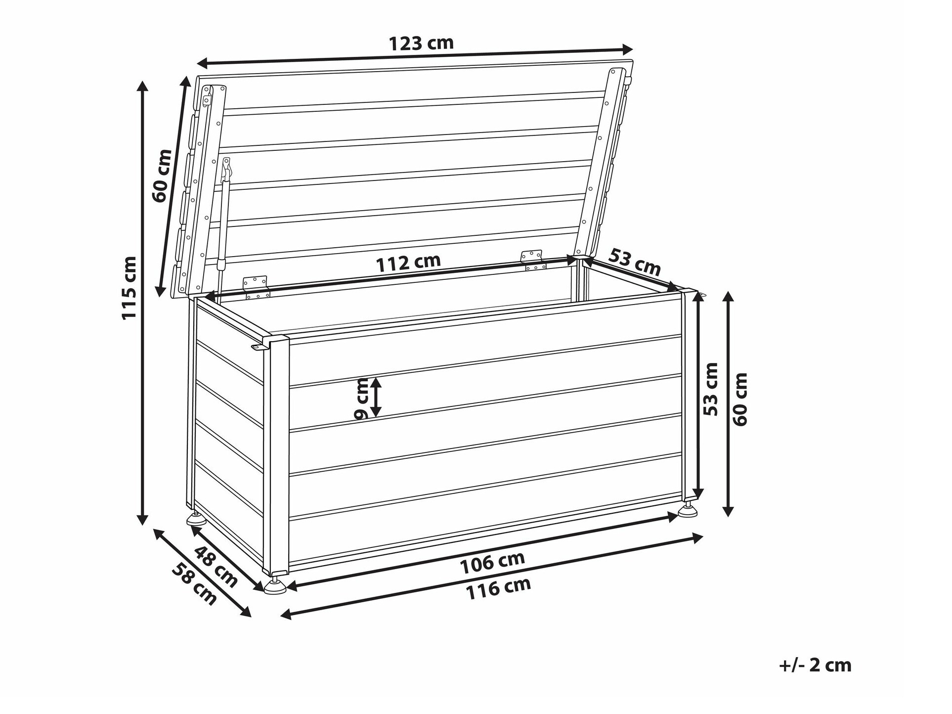 Aia hoiukast Berwyn 2503 (Pruun)