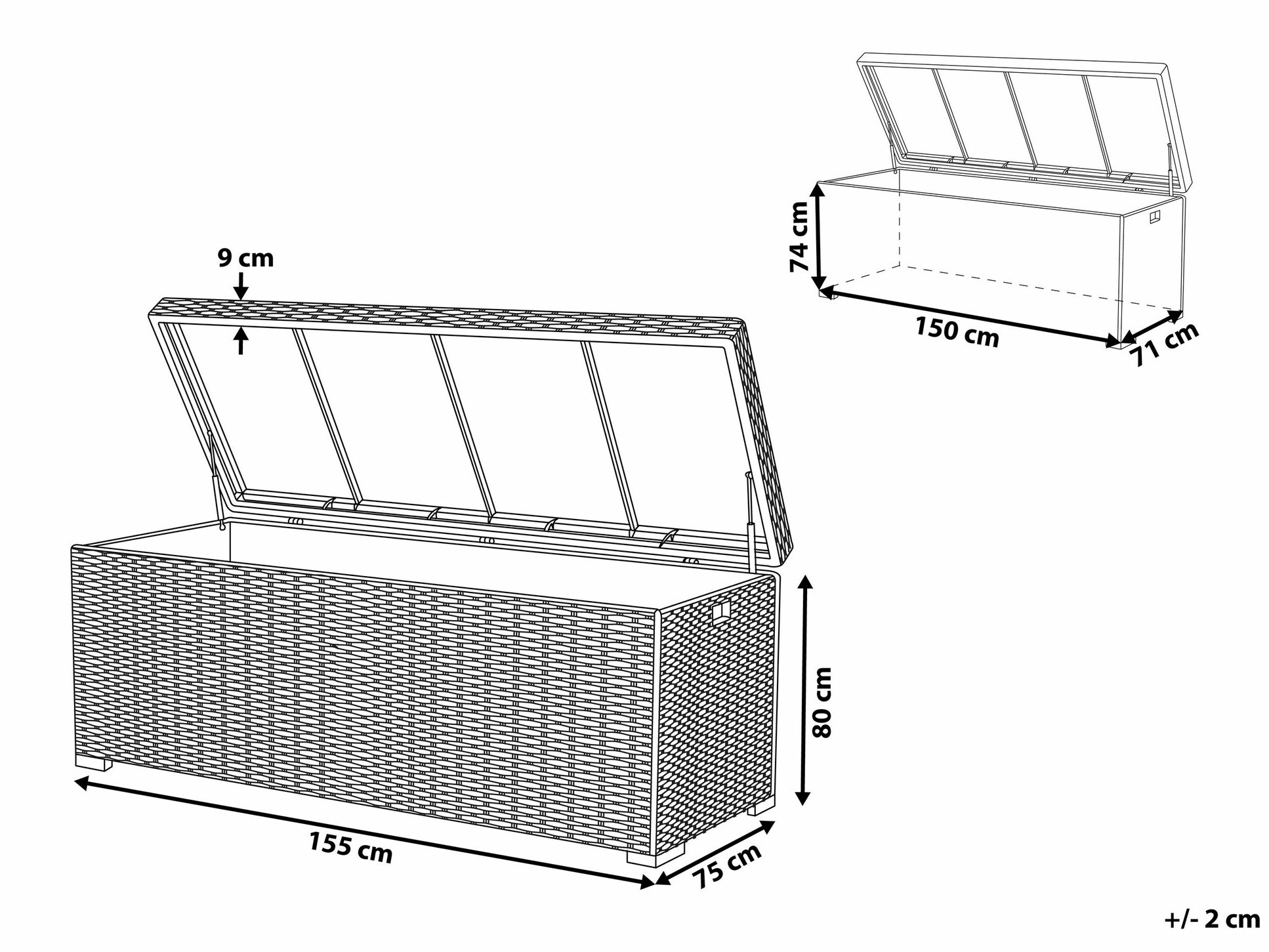 Aia hoiukast Berwyn 2506 (Pruun)