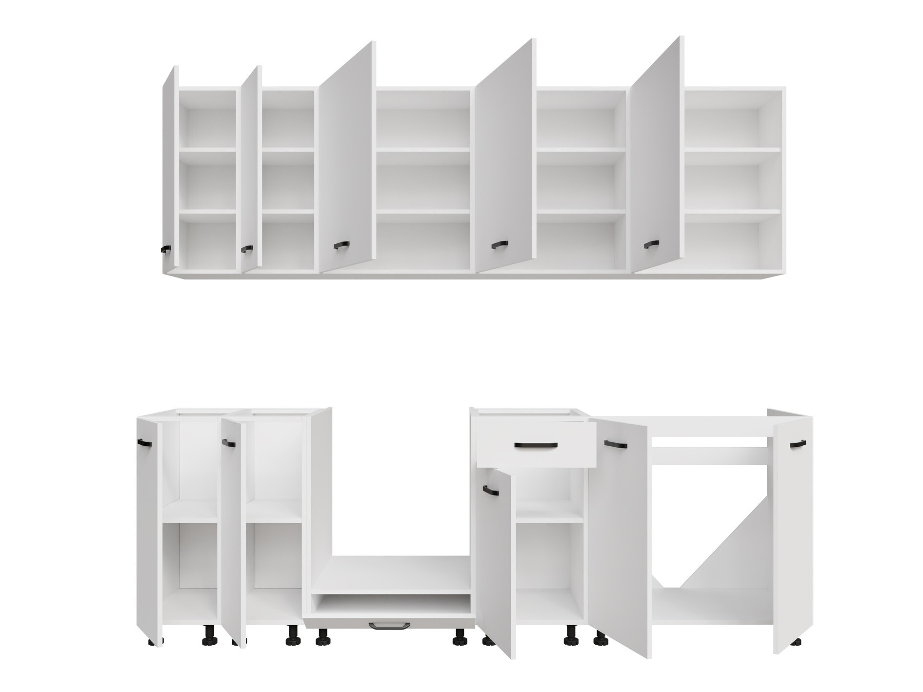 Moodul köögikomplekt Top White 169