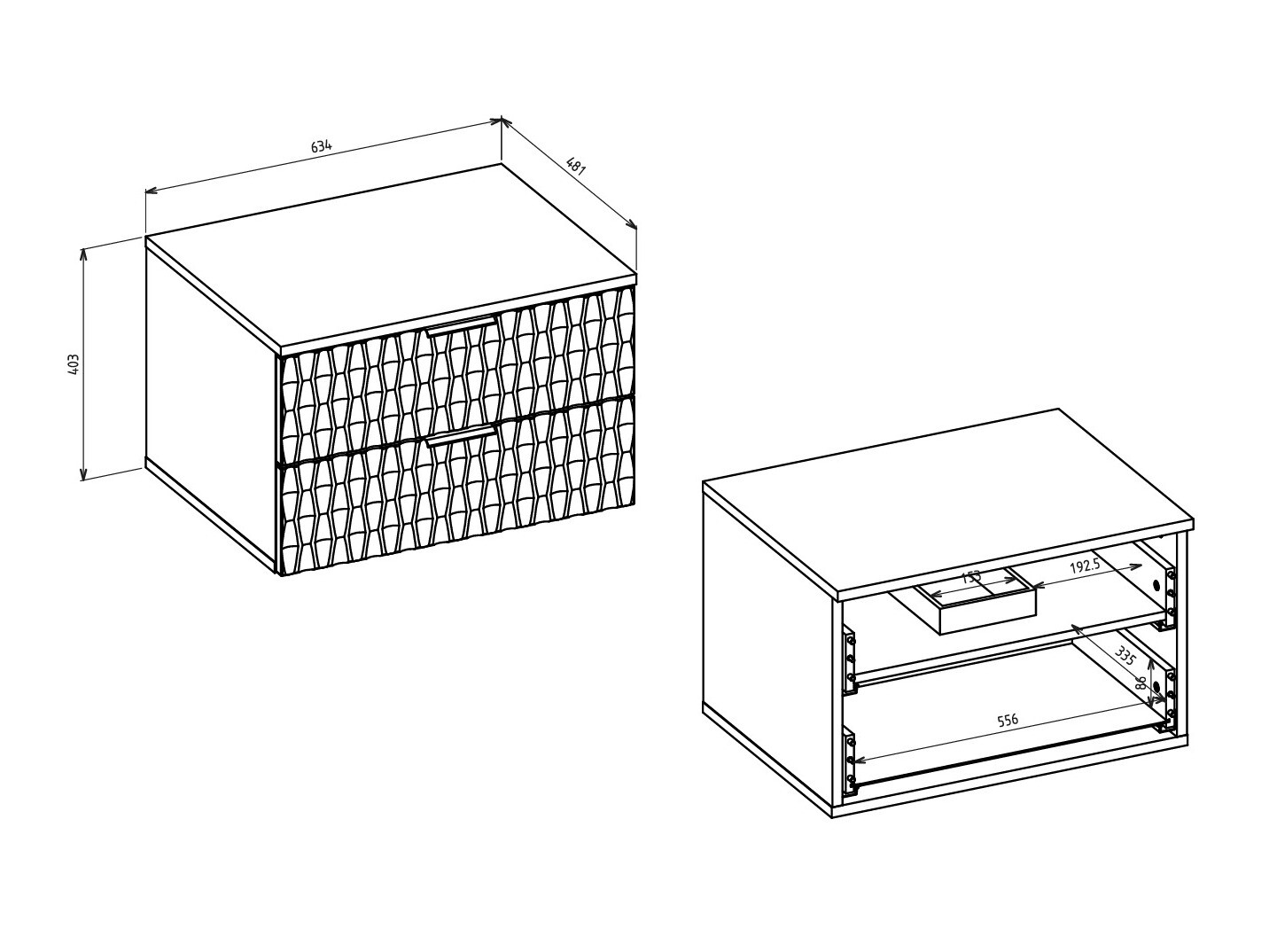 Vannitoa põrandakapp kraanikausile Elitese 102