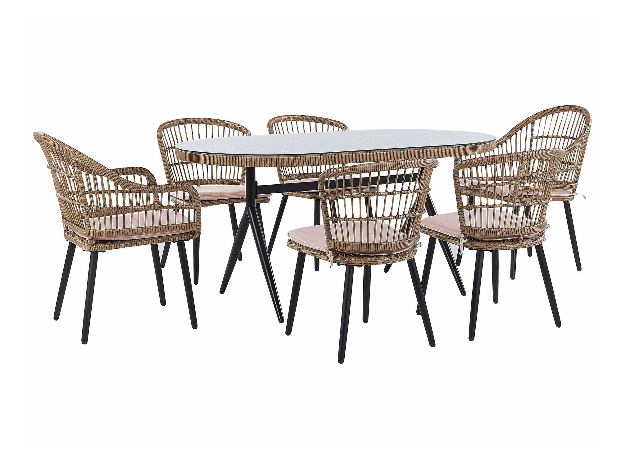 Laua ja toolide komplekt Berwyn 2515 (Roosikarva)