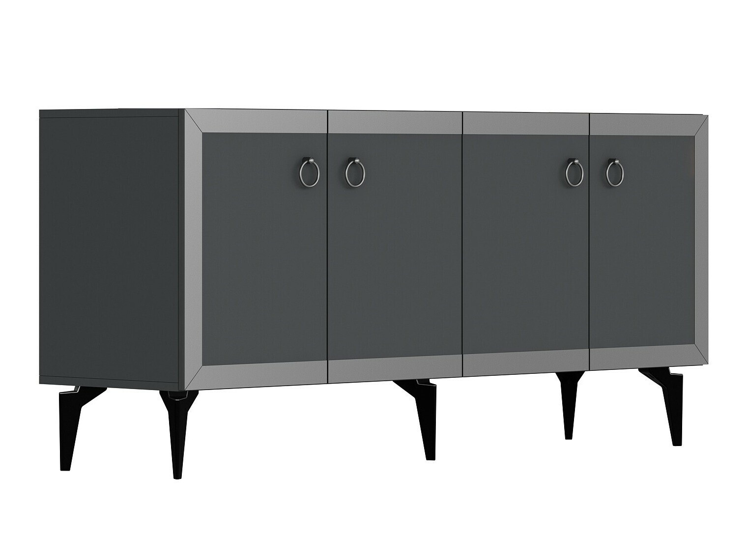 Kapp Asheboro 169 (Antratsiit + Hõbedane)