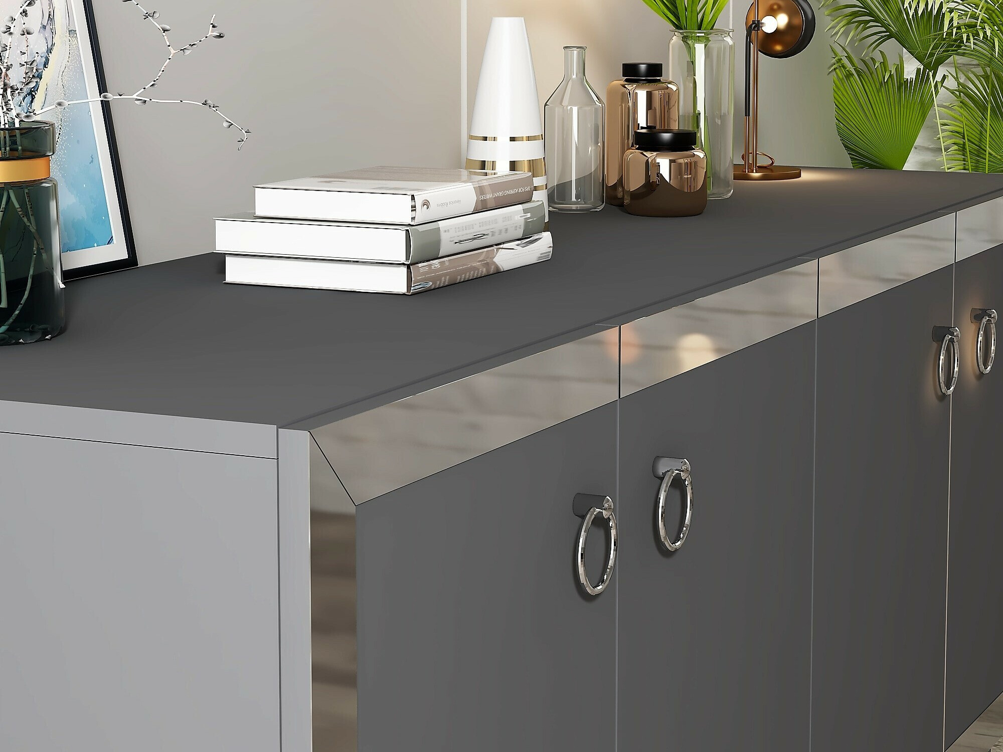 Kapp Asheboro 169 (Antratsiit + Hõbedane)