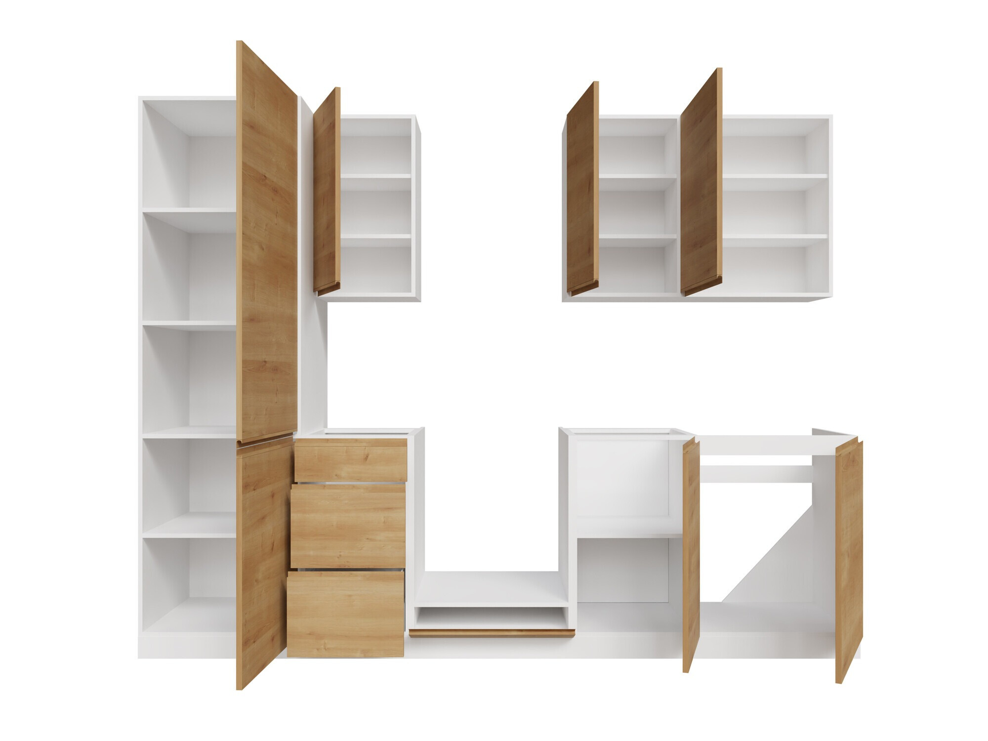 Moodul köögikomplekt Soli Oak 162