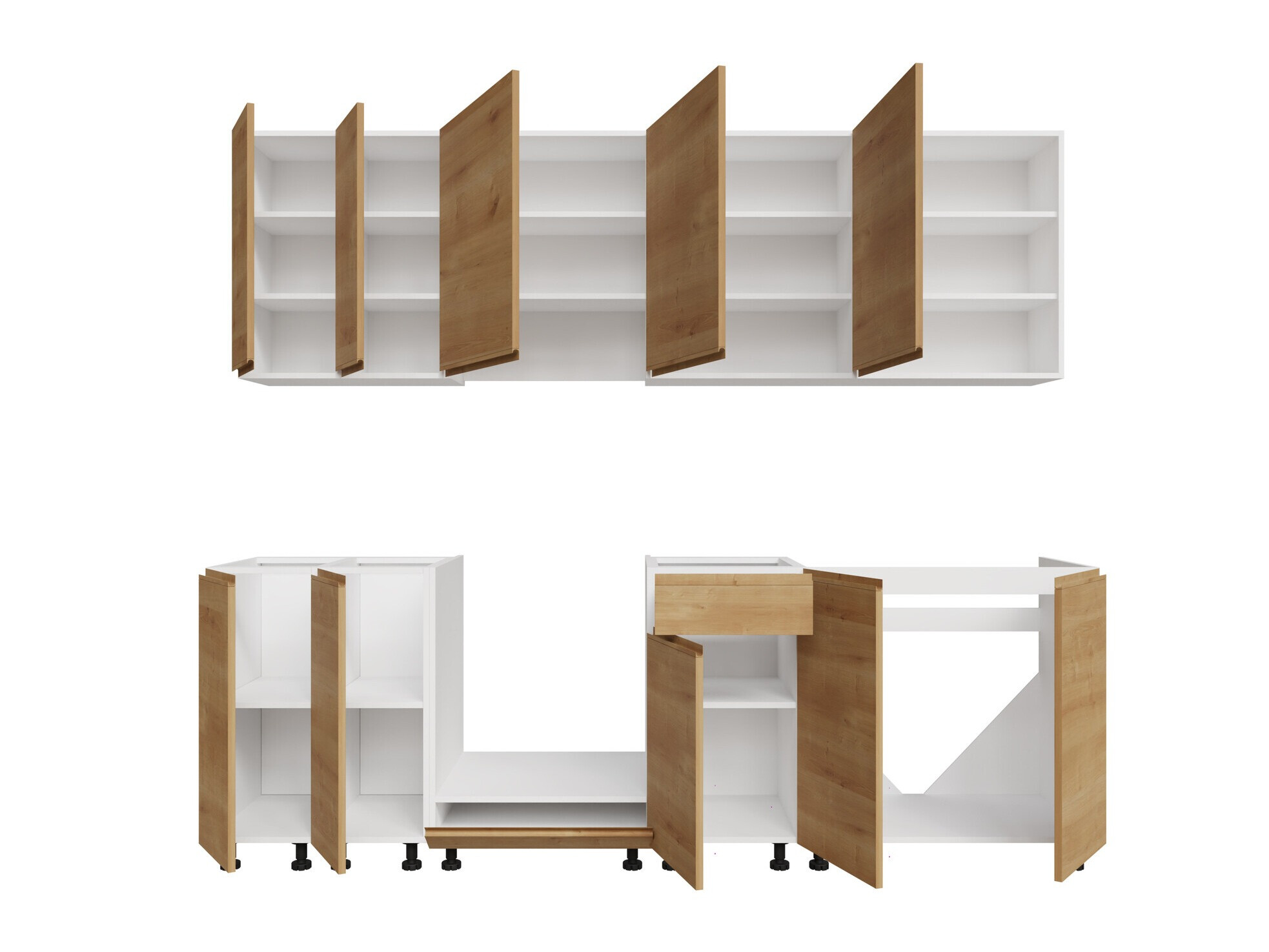 Moodul köögikomplekt Soli Oak 163