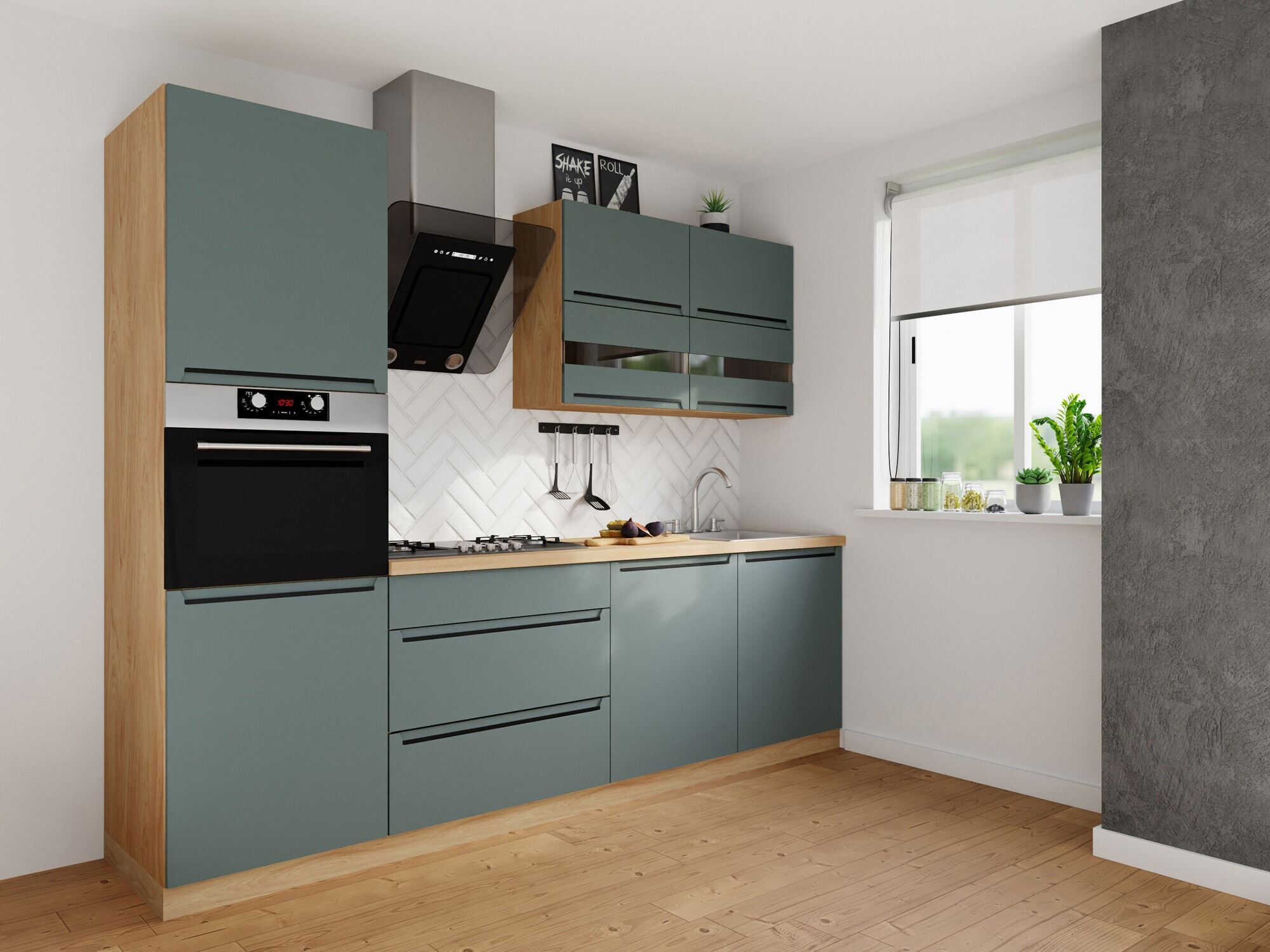 Moodul köögikomplekt Riso Green 170