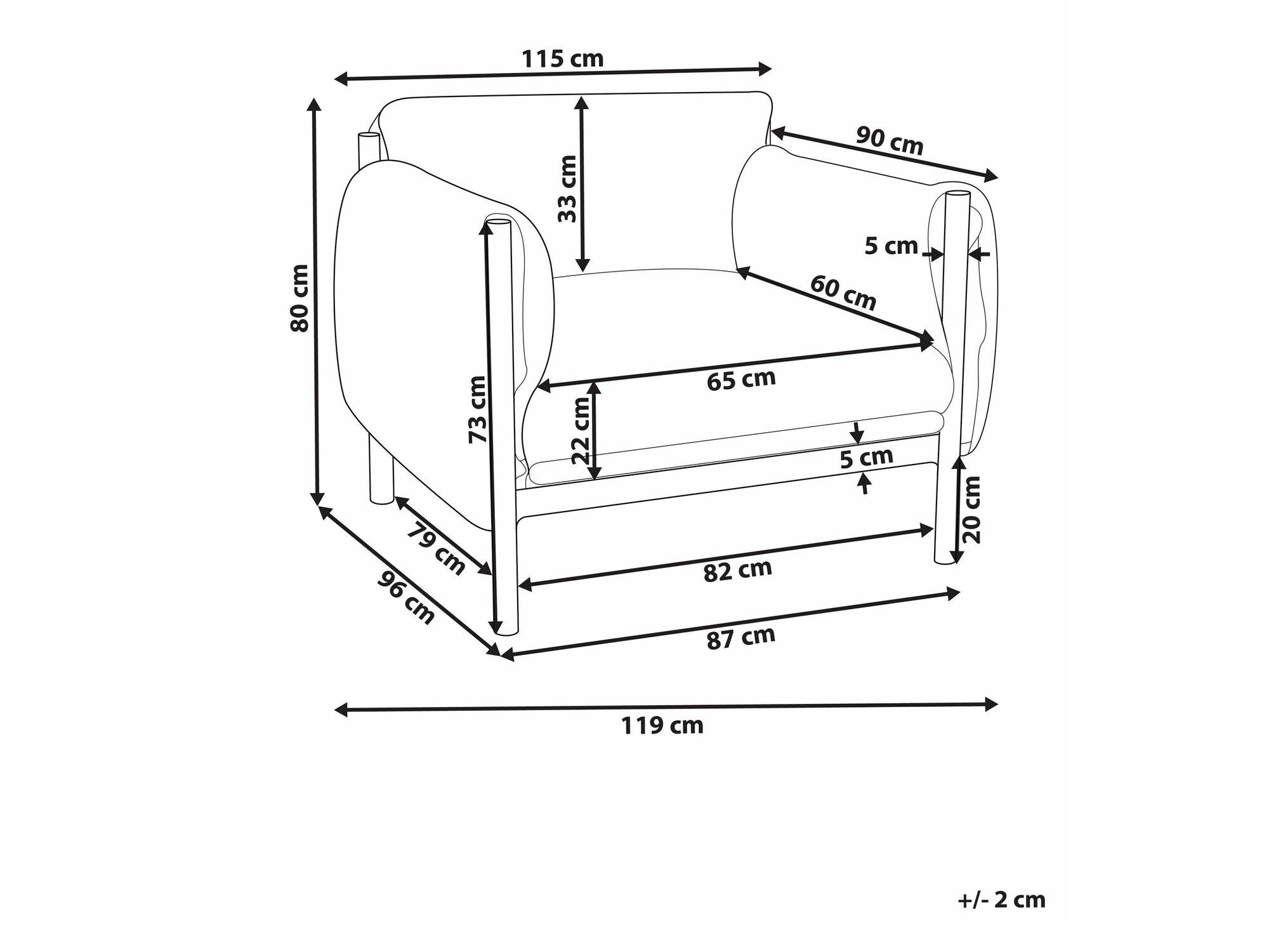 Välitugitool Berwyn 2524