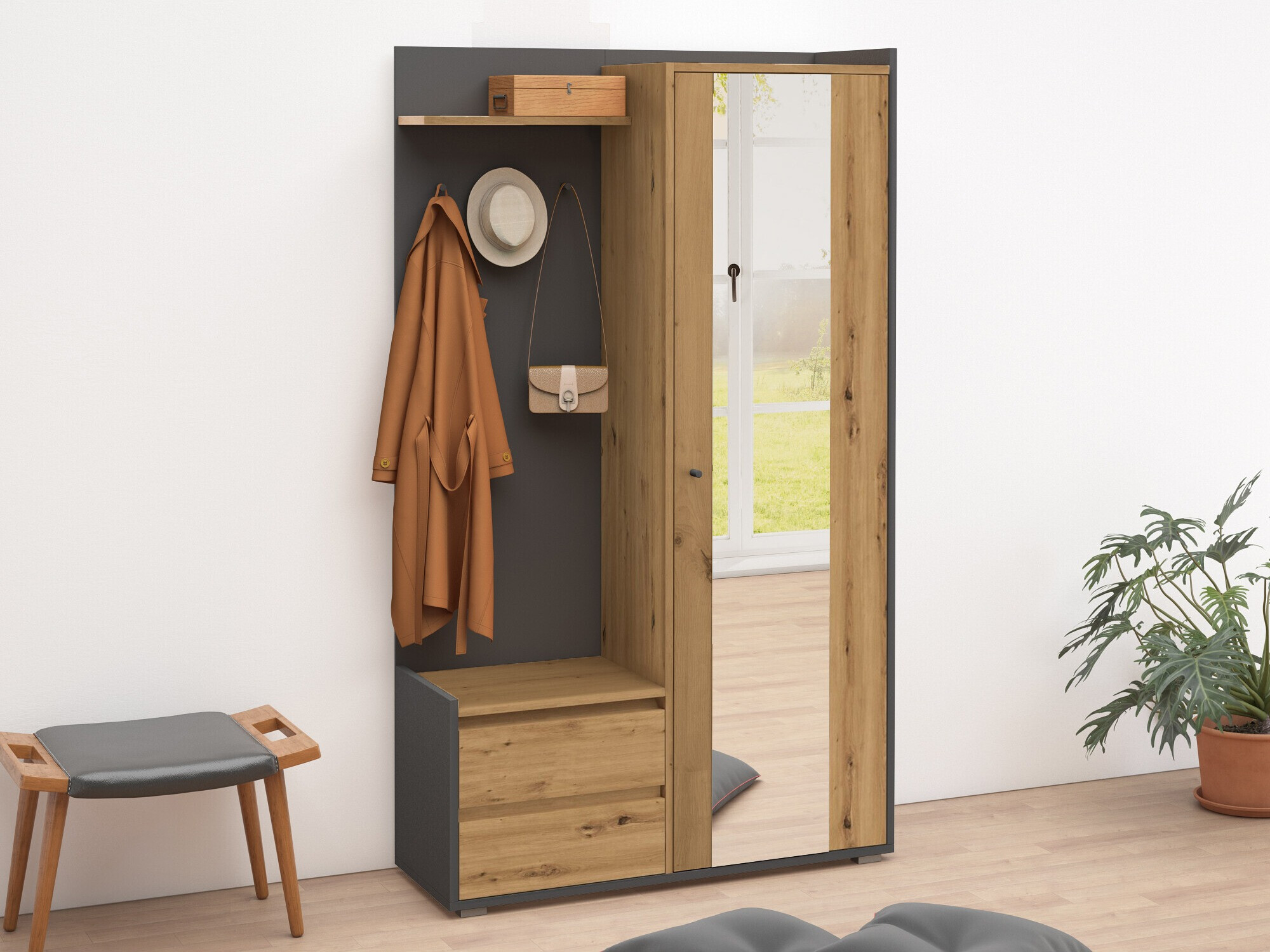 Esikukomplekt Denton 1446 (Antratsiit + Tamm)