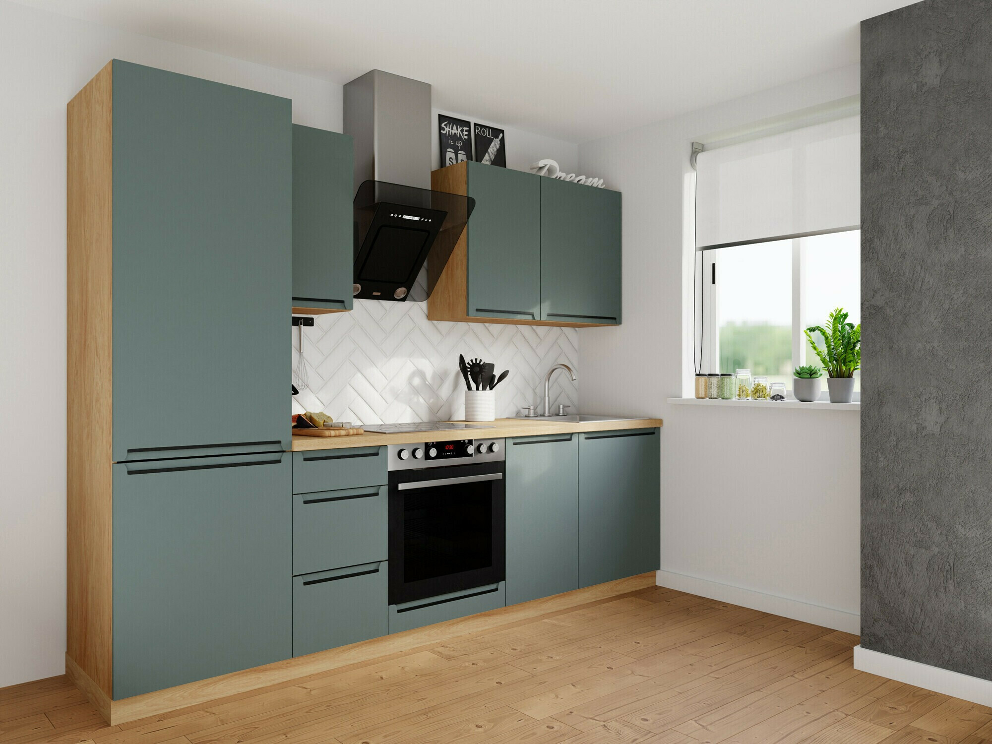 Sahtlitega moodulkapp Riso Green 110