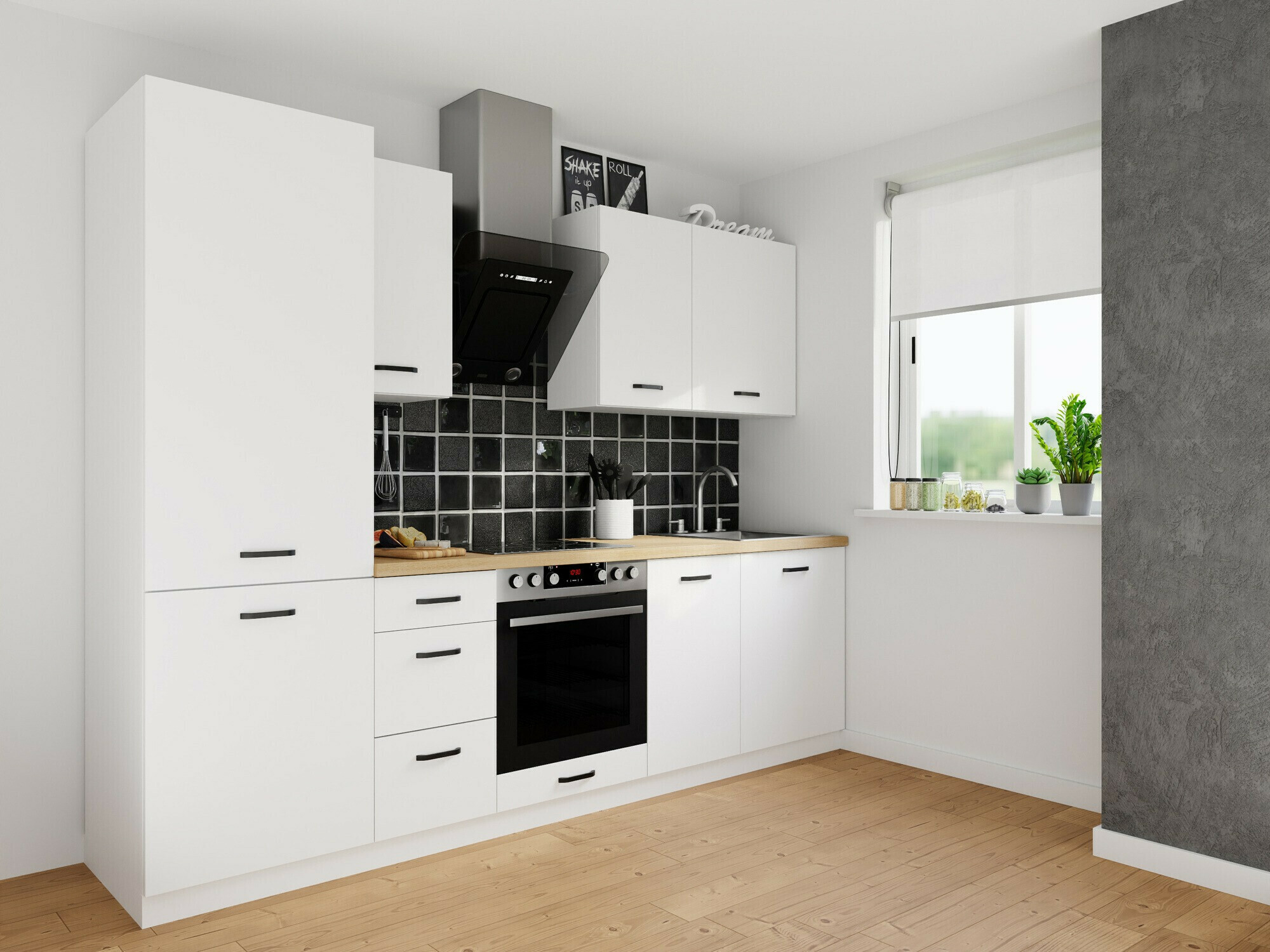 Sahtlitega moodulkapp Top White 110