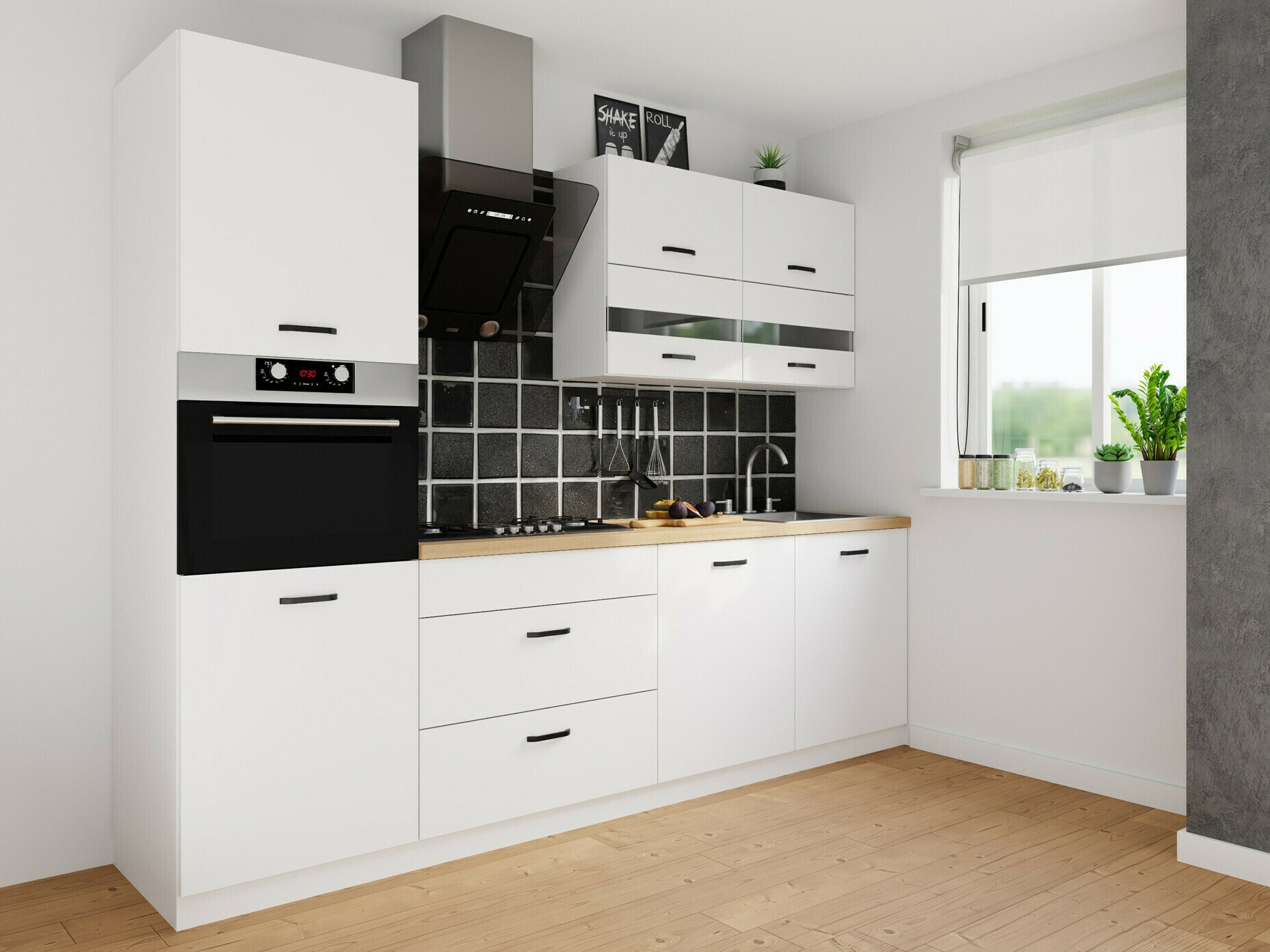 Sahtlitega moodulkapp Top White 111