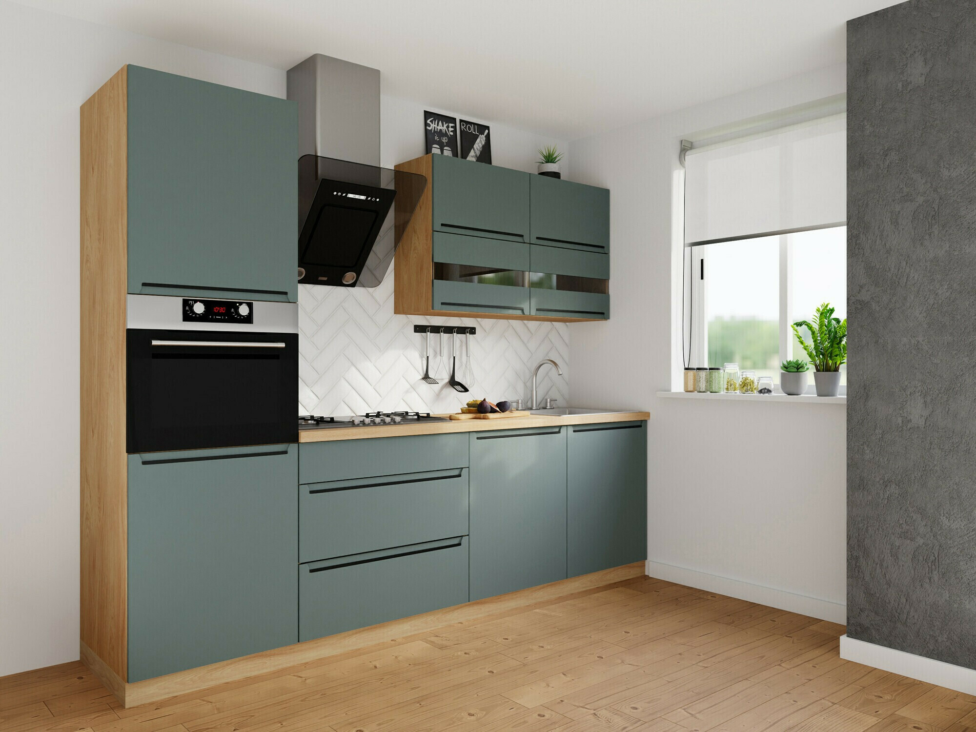 Moodulkapp sisseehitatud seadmete jaoks Riso Green 135