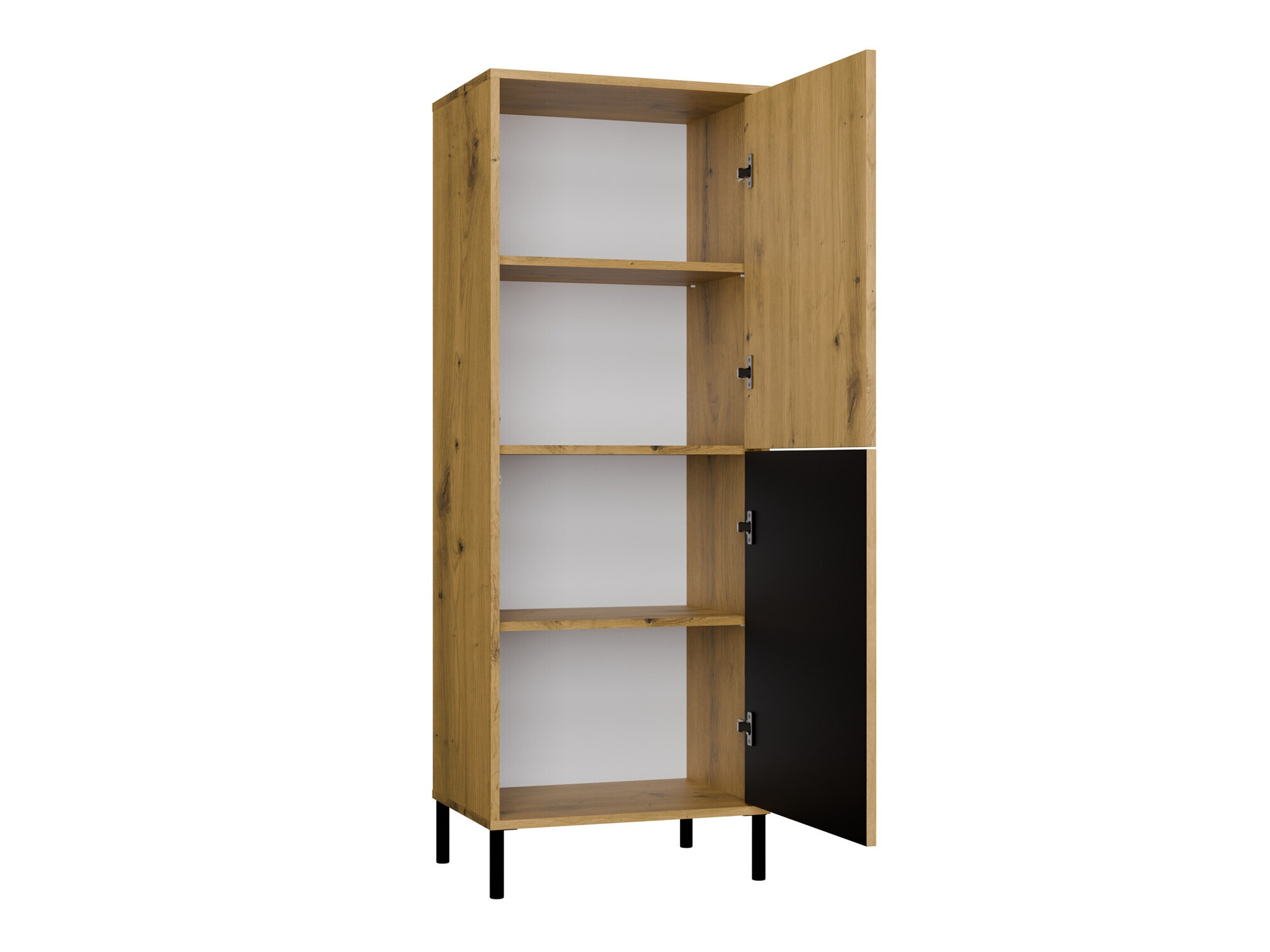 Riiul Orlsone 103 (Artisan tamm + Must)