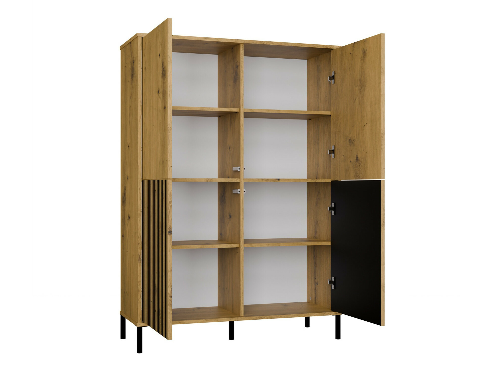 Riiul Orlsone 104 (Artisan tamm + Must)