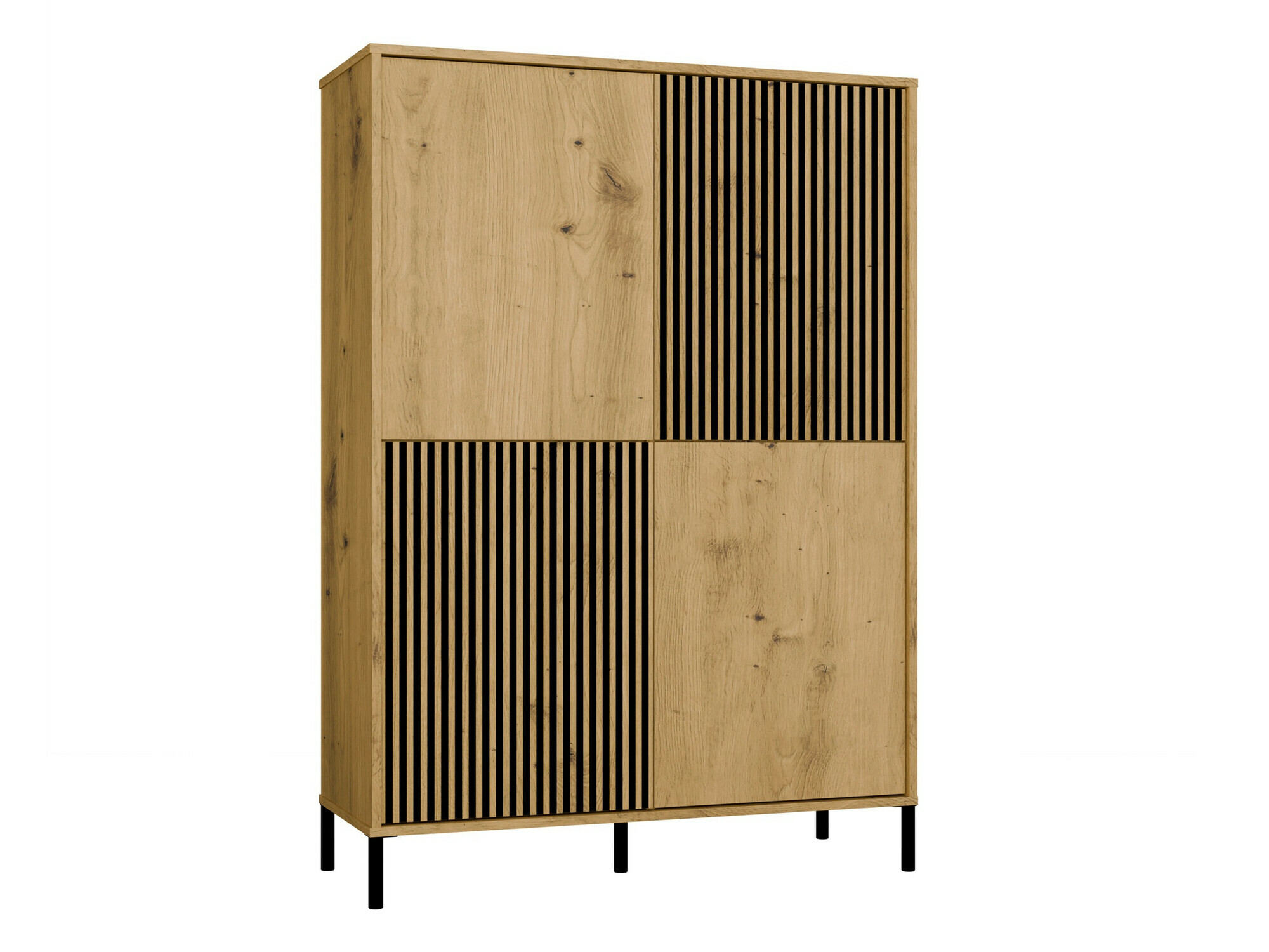 Riiul Orlsone 104 (Artisan tamm + Must)