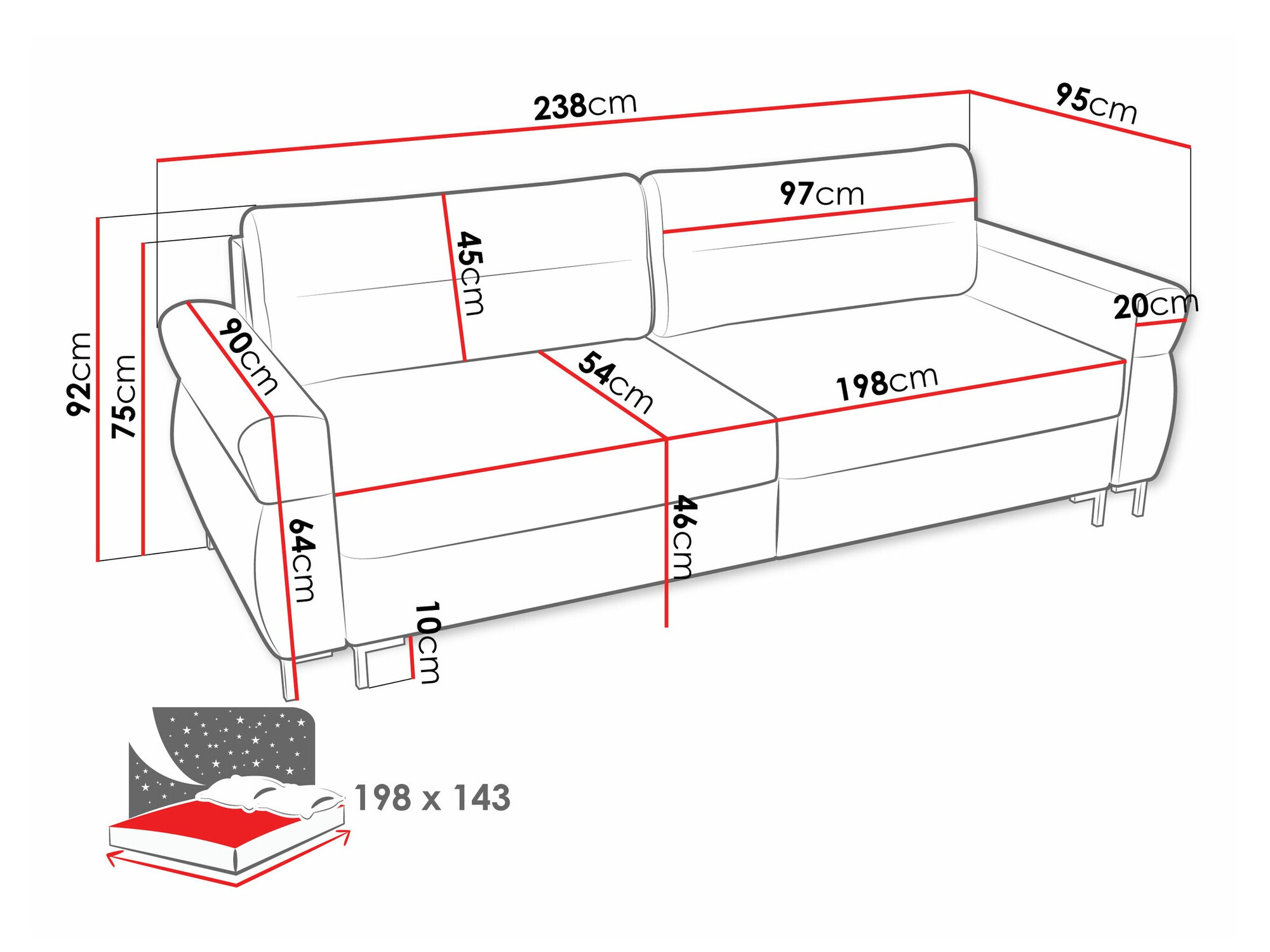 Diivanvoodi Stonecrest 104 (Sierra 746)