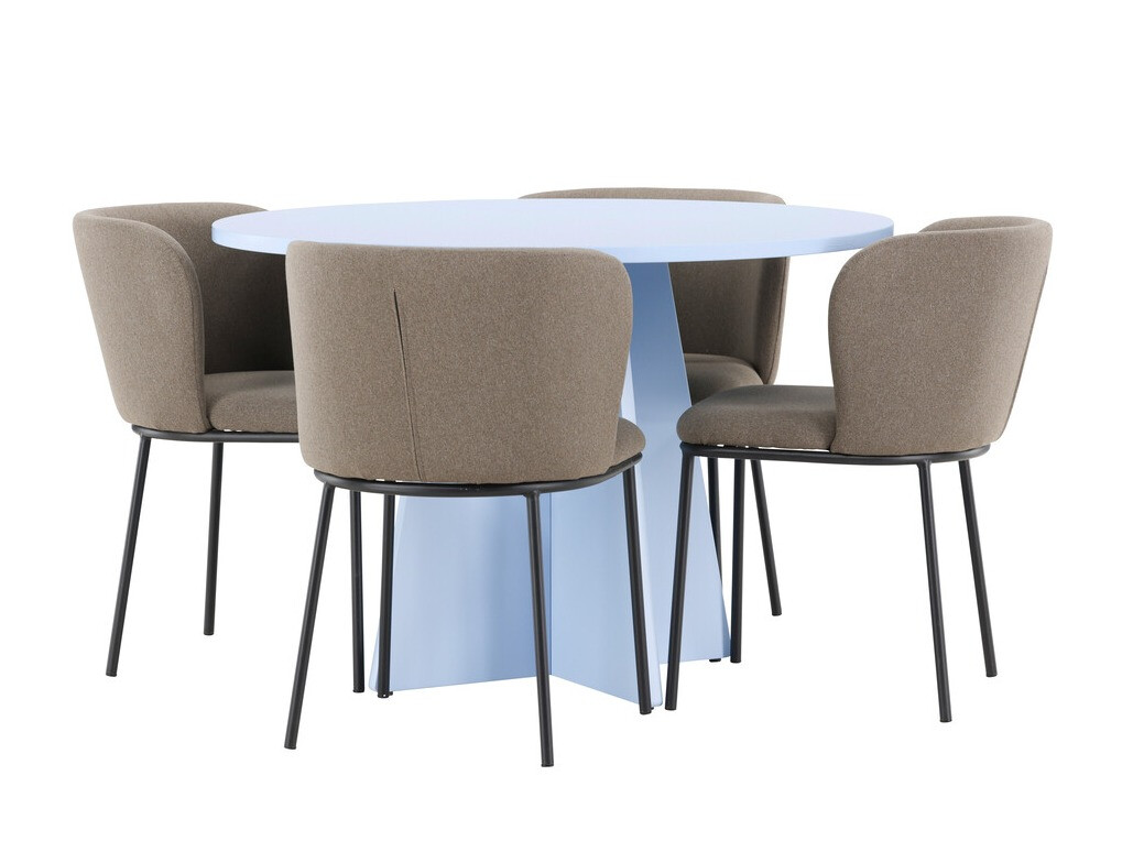 Söögitoakomplekt Dallas 4746 (Pruun)