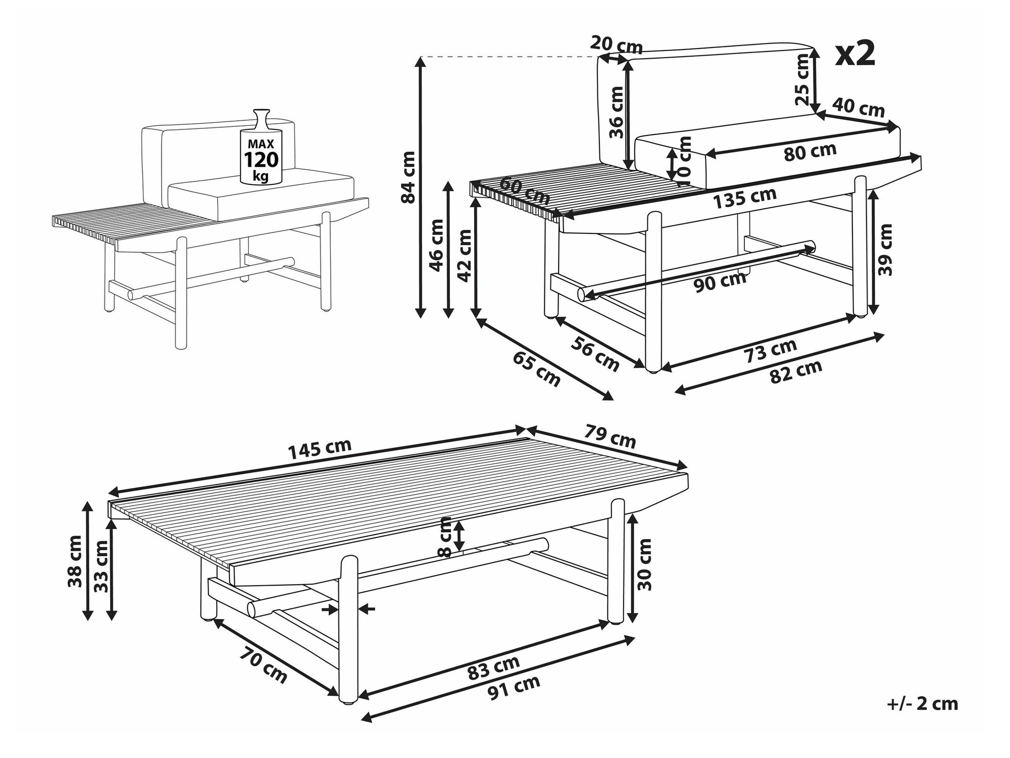 Aiamööblikomplekt Sorsono 103
