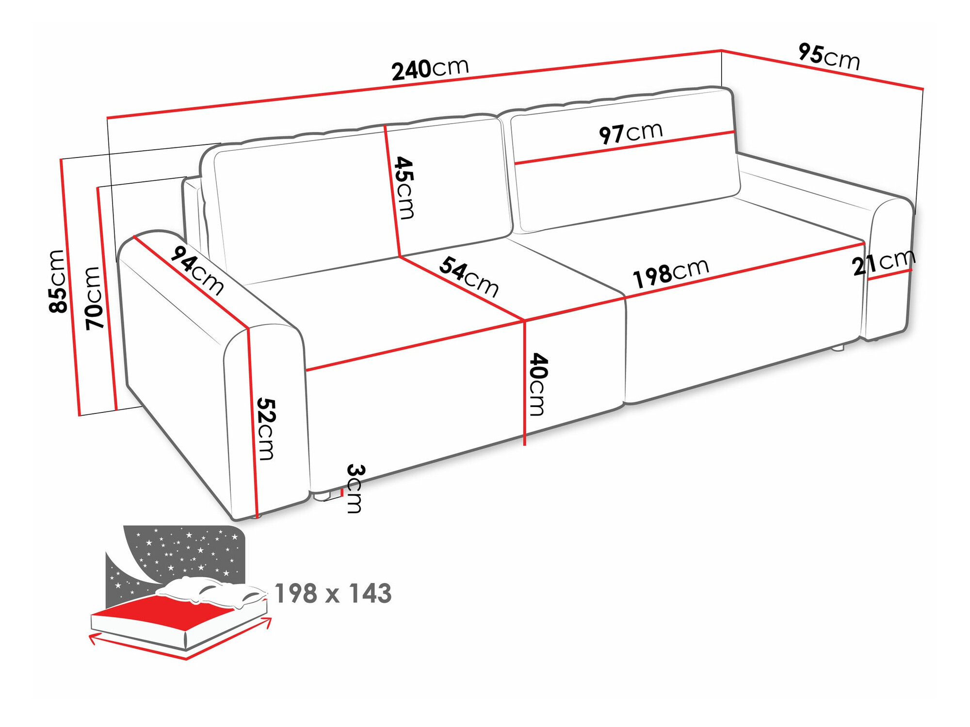 Diivanvoodi Stonecrest 107 (Sierra 741)