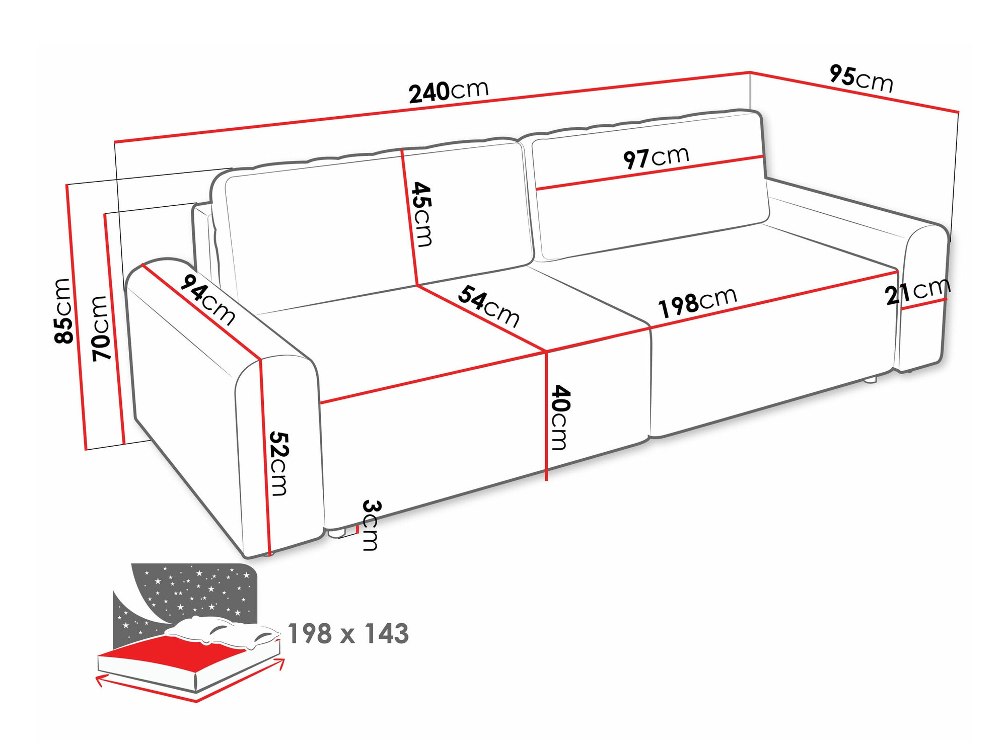 Diivanvoodi Stonecrest 107 (Sierra 751)