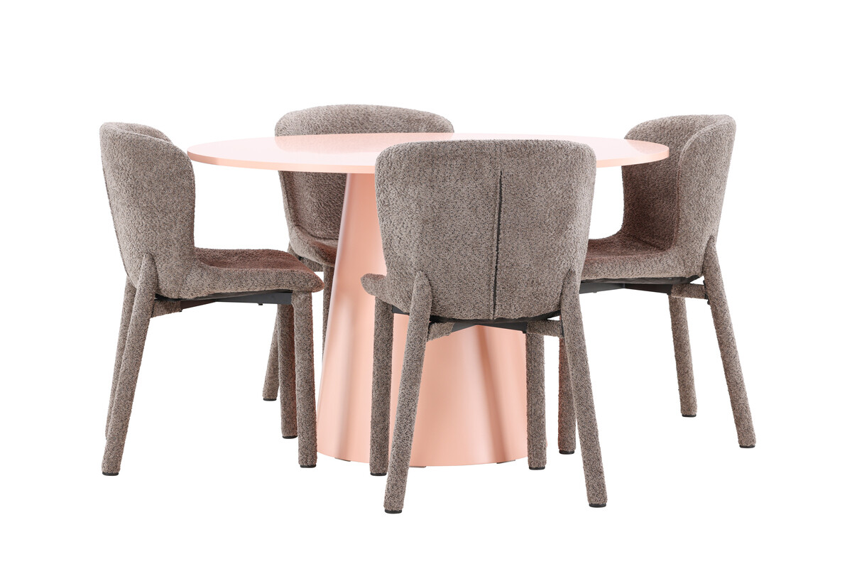 Söögitoakomplekt Dallas 4751 (Pruun)