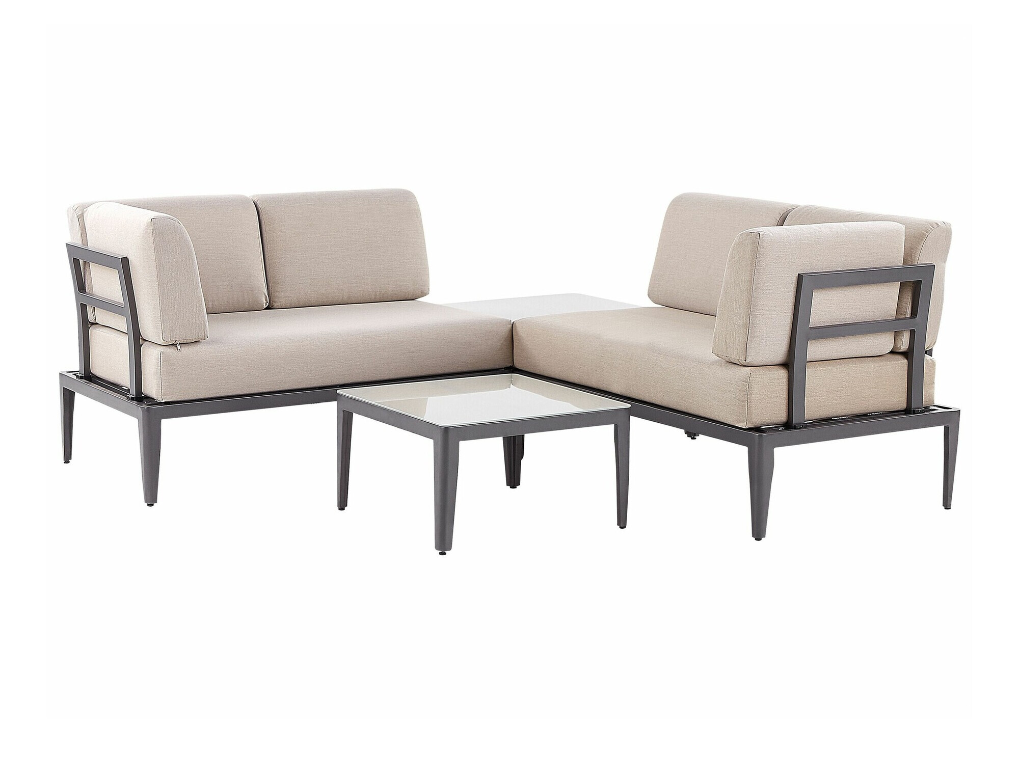 Aiamööblikomplekt Berwyn 2539 (Hall + Beež)