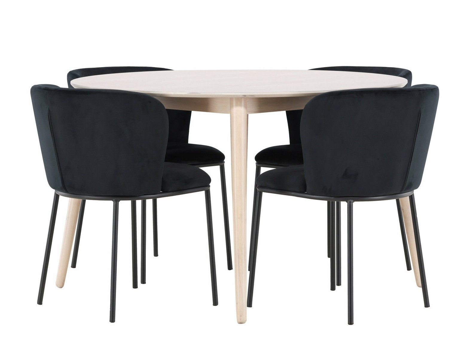 Söögitoakomplekt Dallas 4760 (Must)