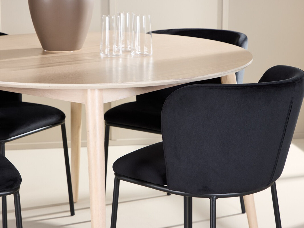 Söögitoakomplekt Dallas 4760 (Must)