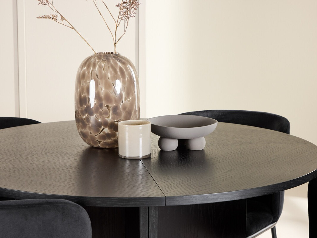 Söögitoakomplekt Dallas 4761 (Must)