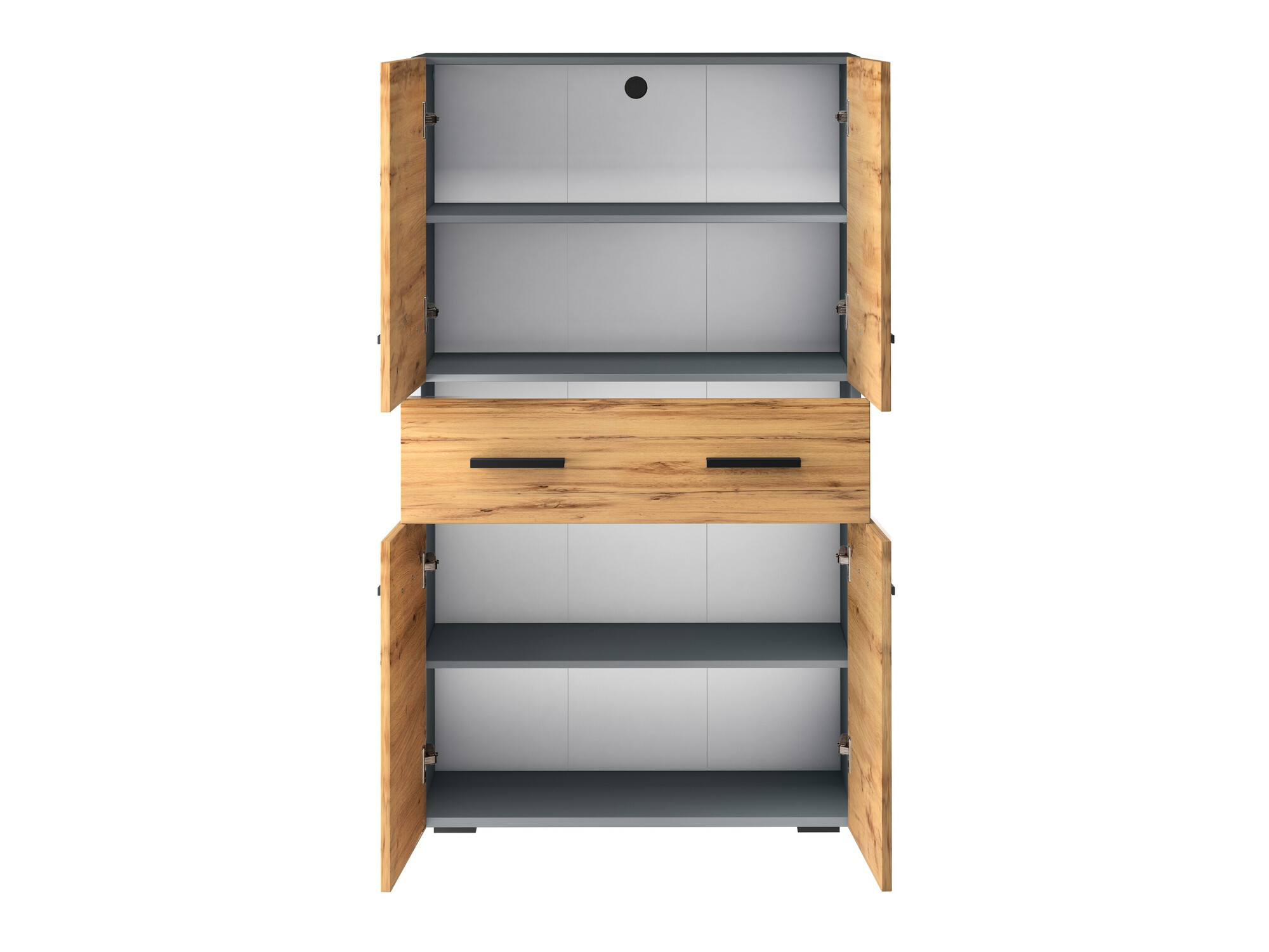 Vannitoa põrandakapp Larlori 106 (Antratsiit + Tamm)