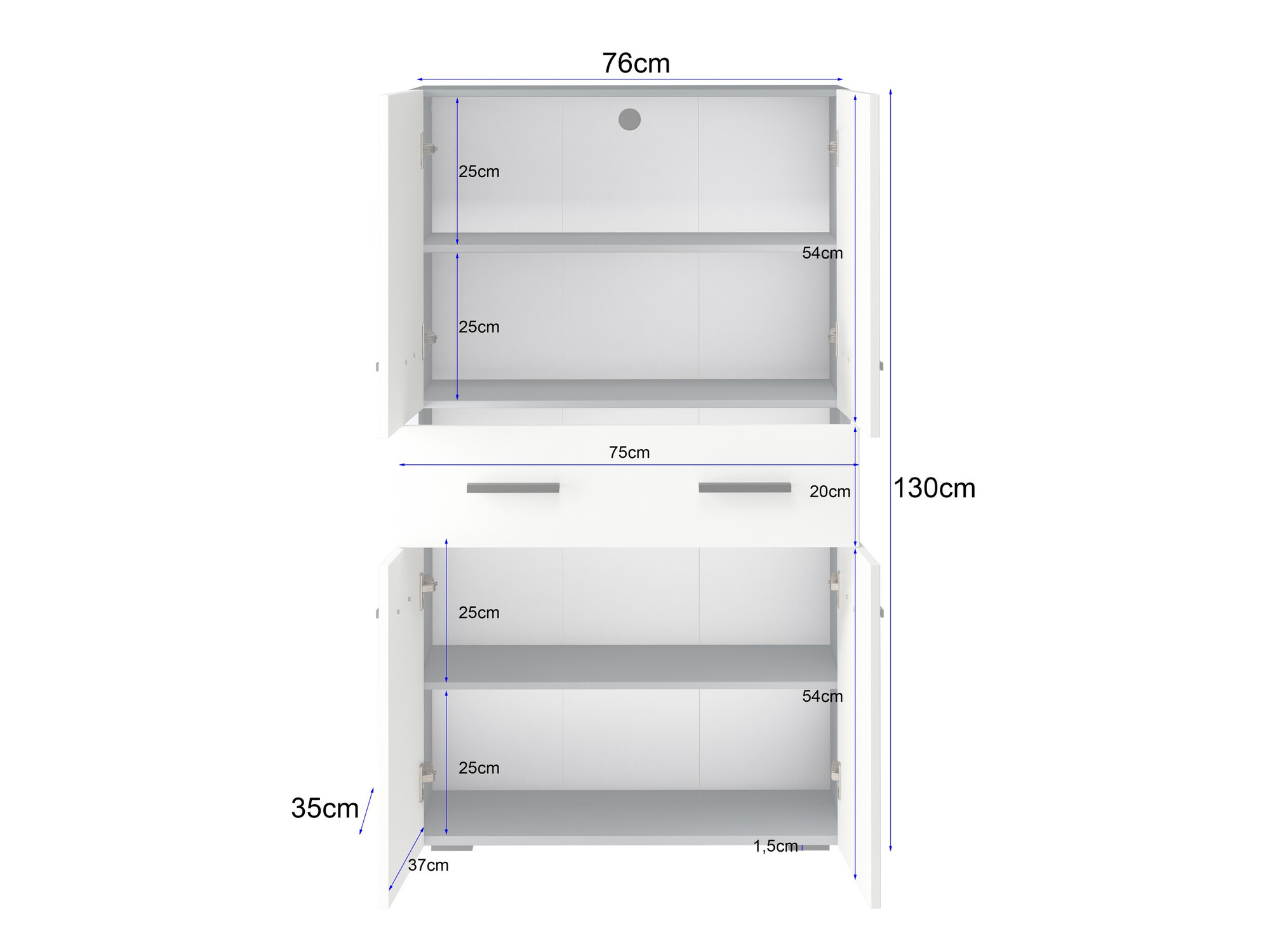 Vannitoa põrandakapp Larlori 106 (Antratsiit + Tamm)