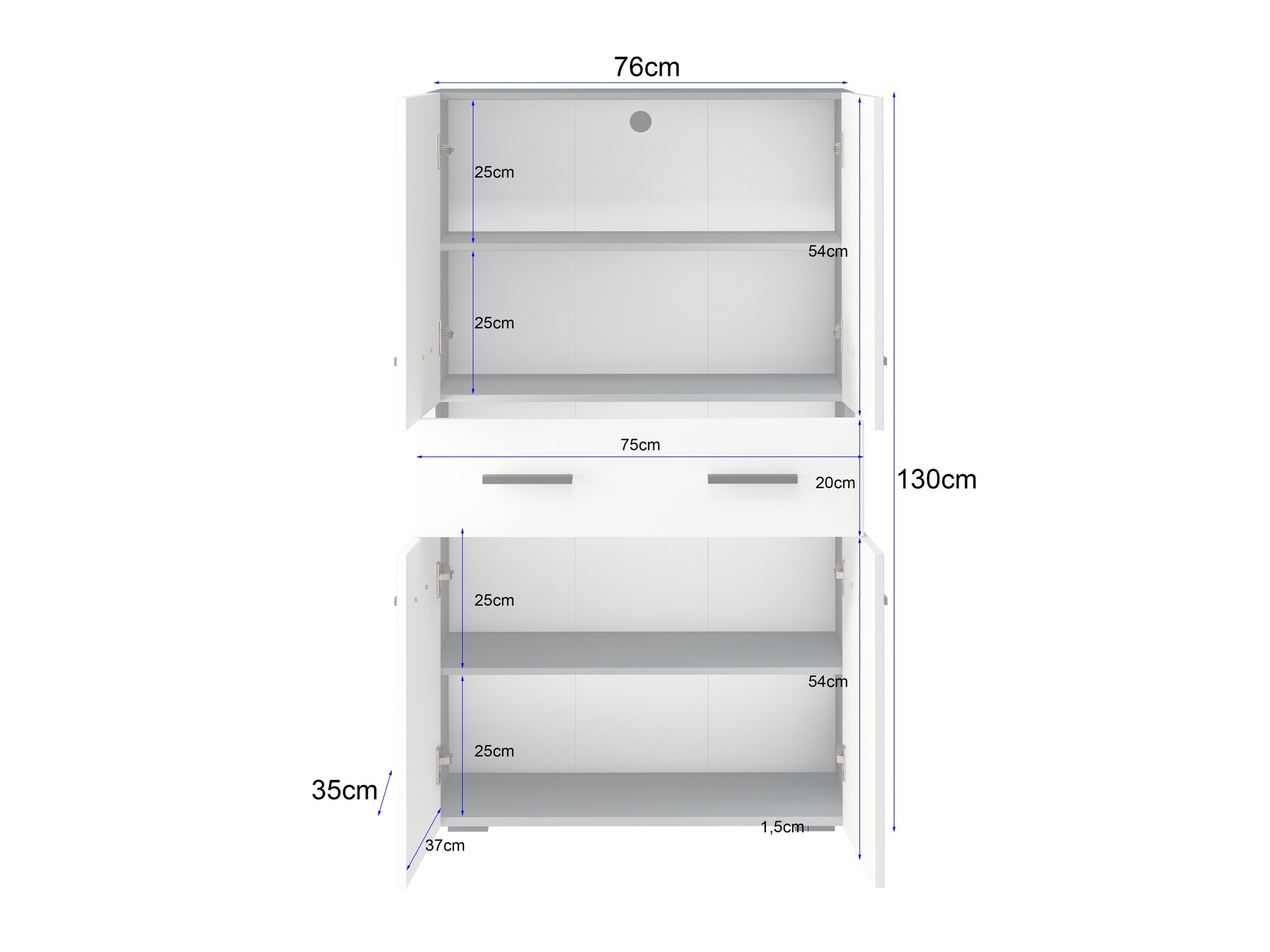 Vannitoa põrandakapp Larlori 106 (Antratsiit)