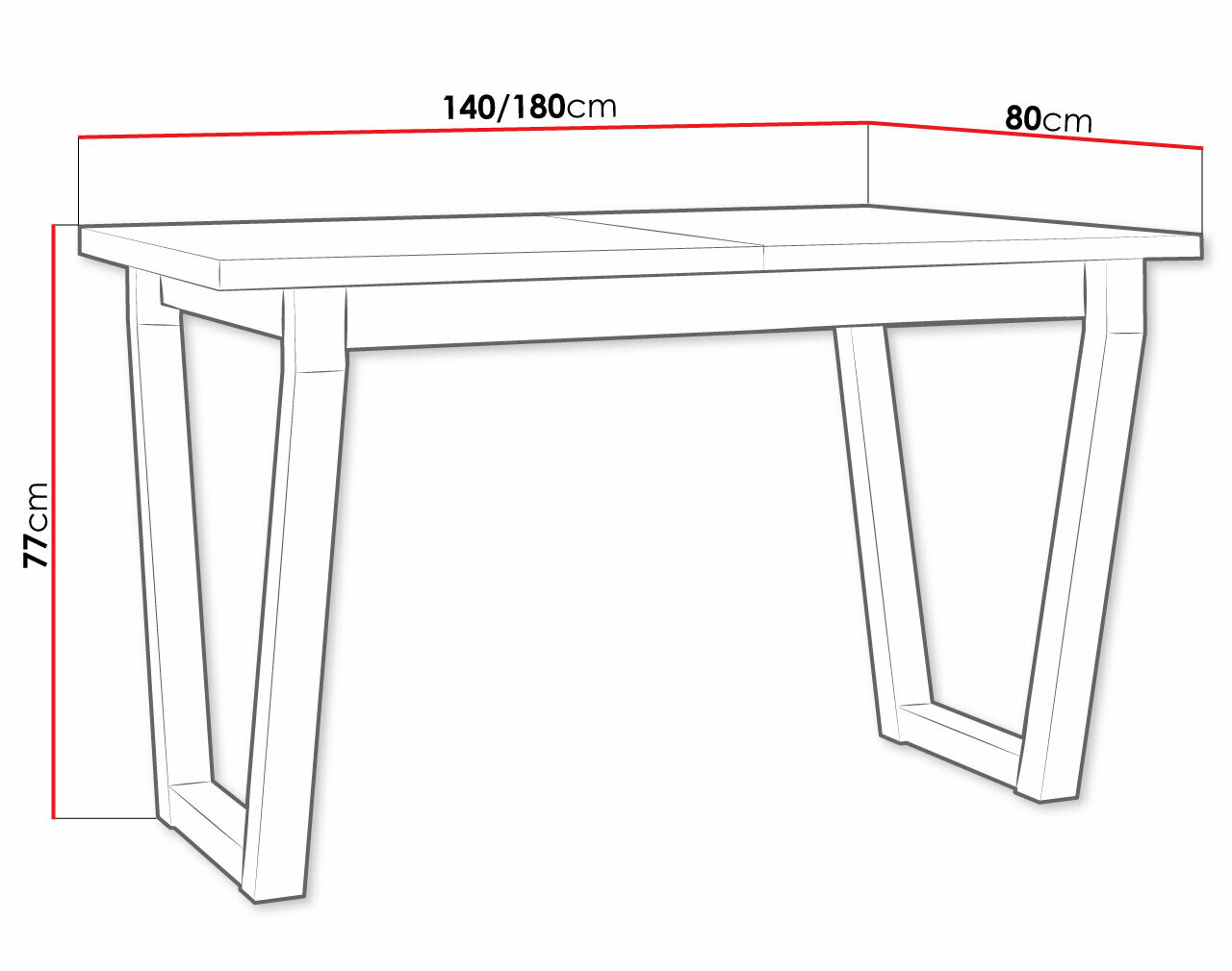 Laud Victorville 301 (Valge + Must)