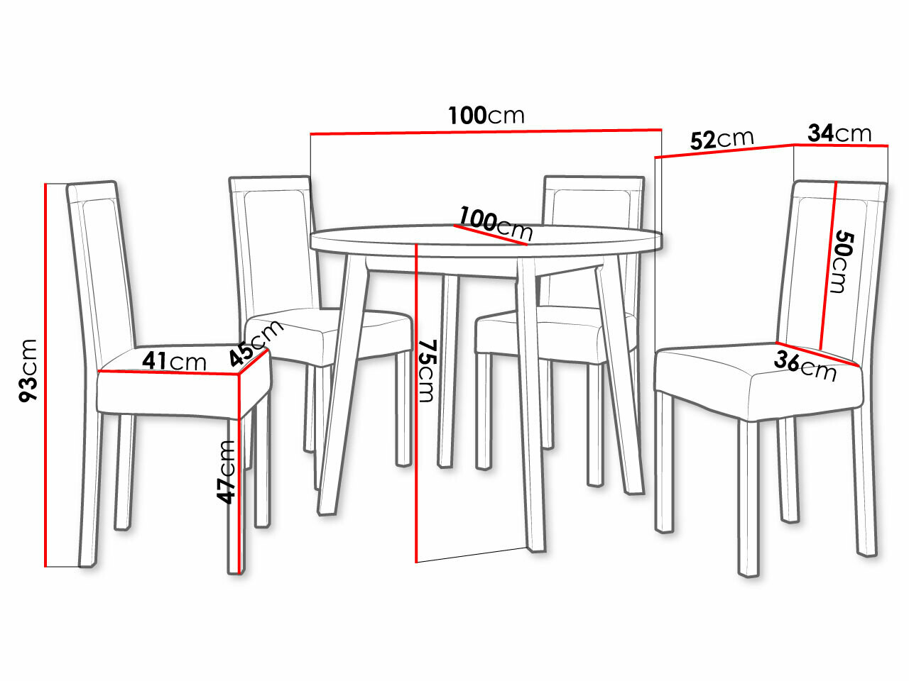 Söögitoakomplekt Victorville 257