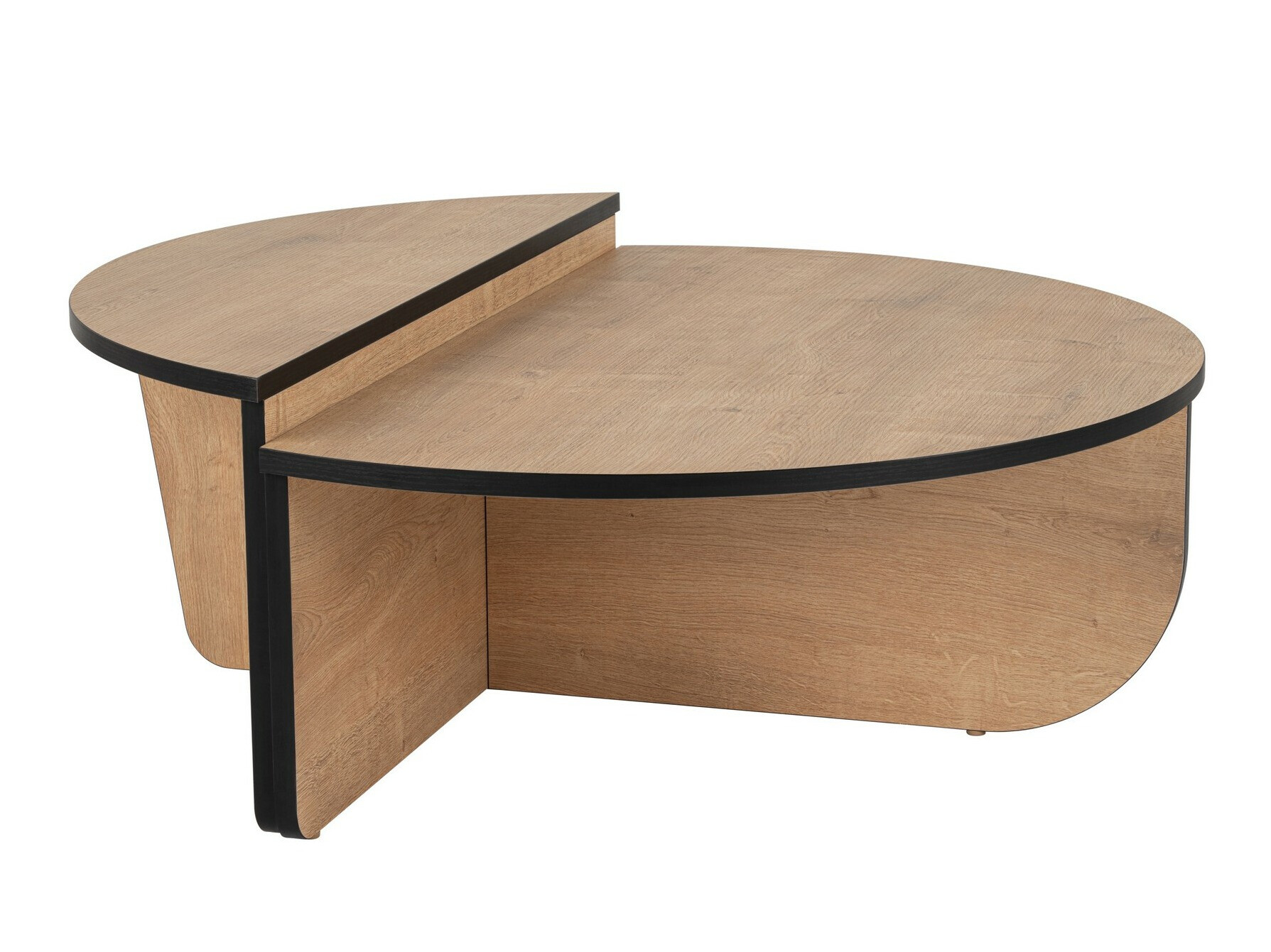 Diivanilaudade komplekt Novato 100 (Mee tamm + Must)