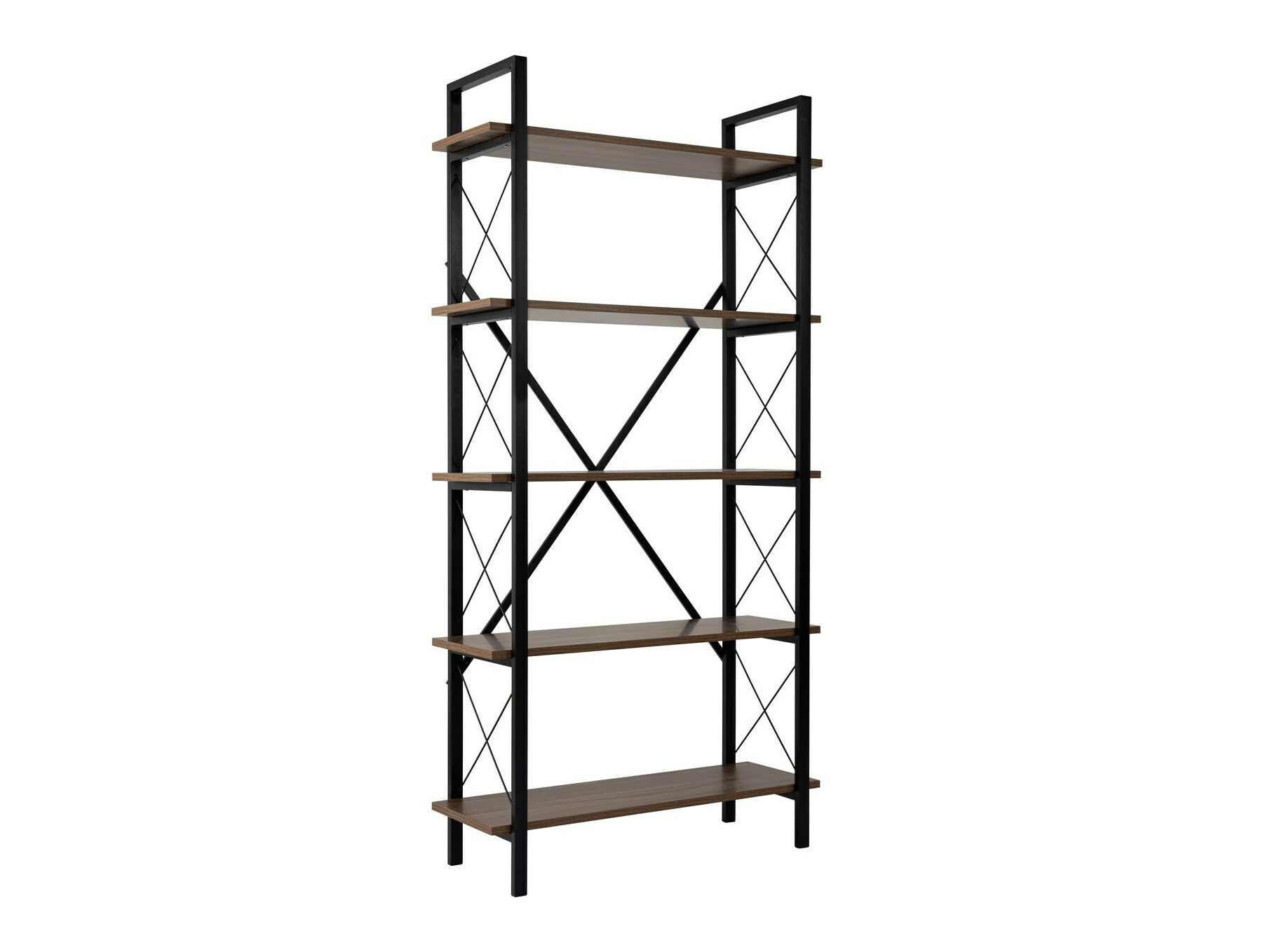 Riiul Novato 115 (Pähkel + Must)