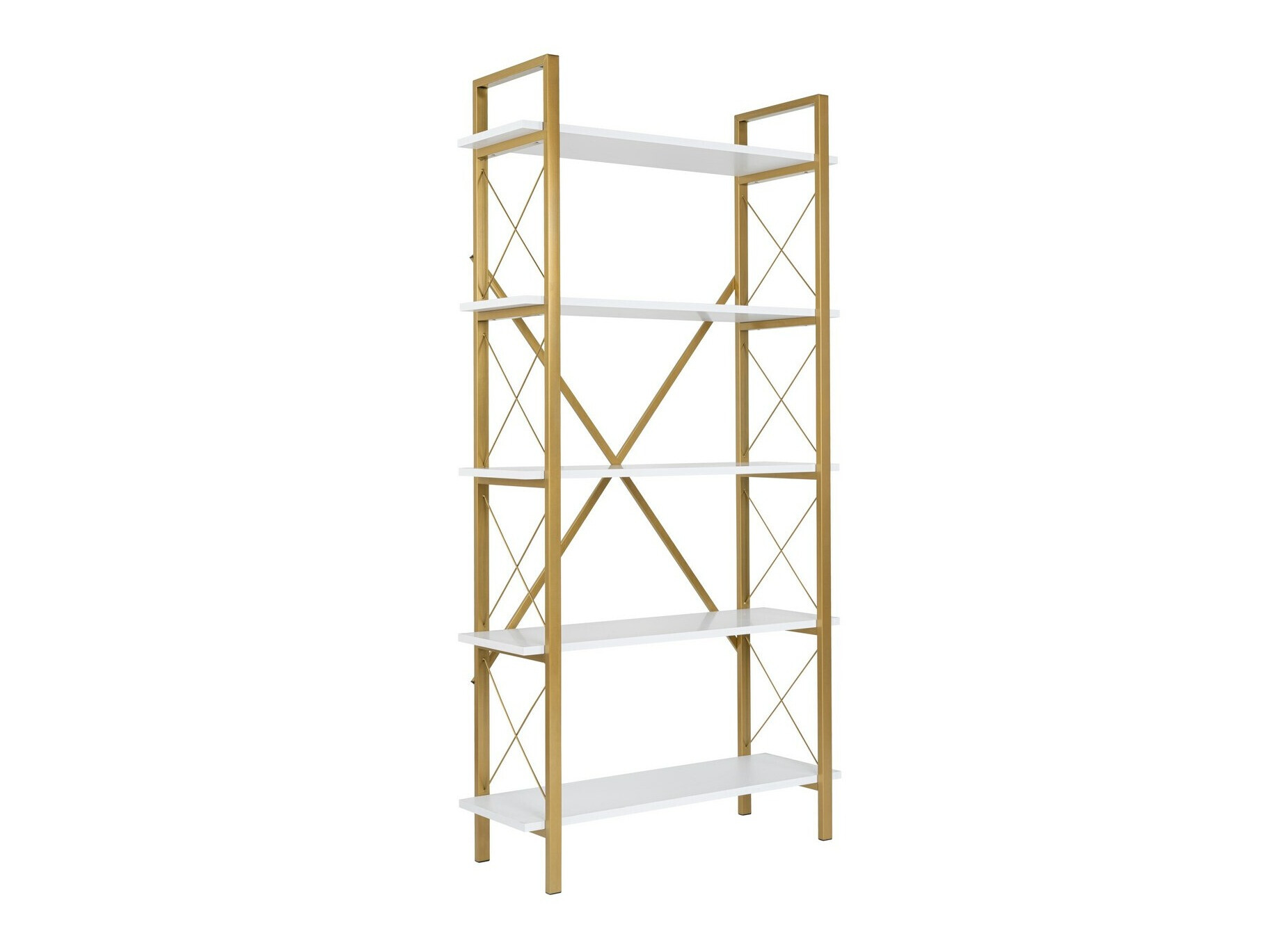 Riiul Novato 115 (Valge + Kuldne)